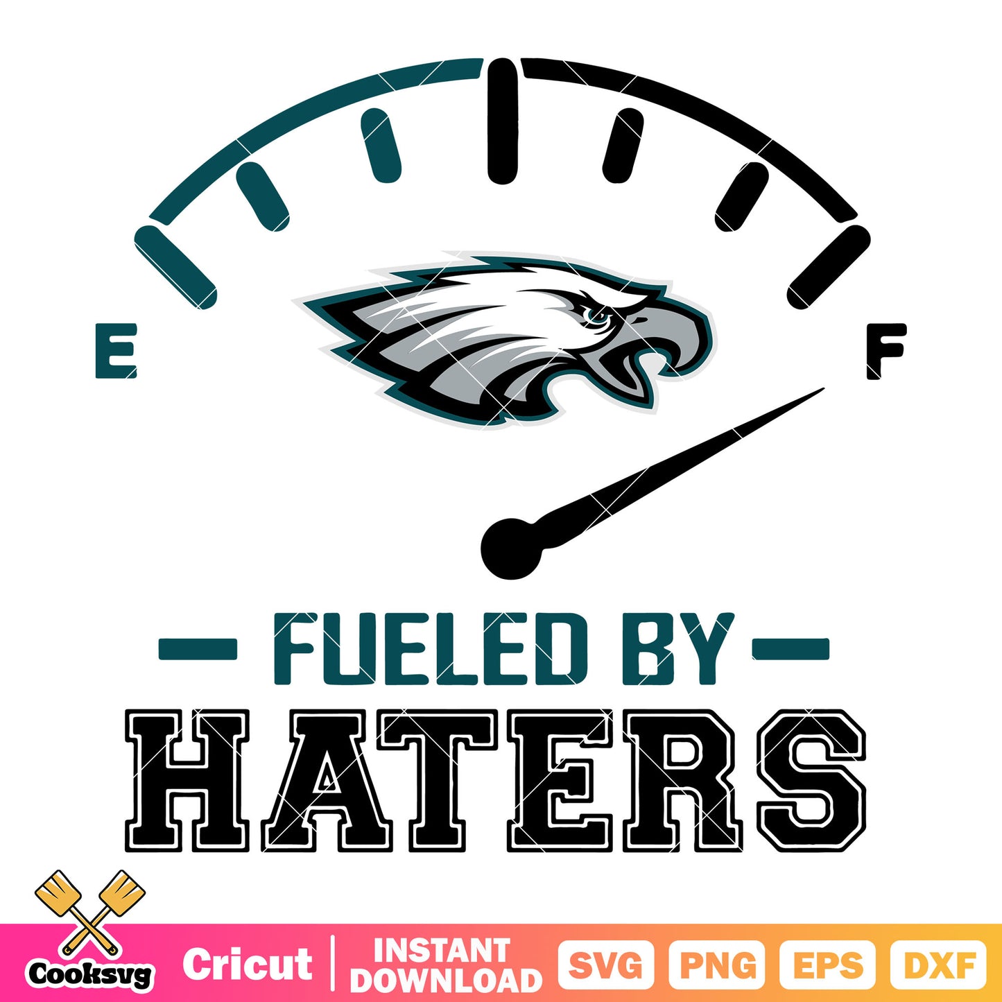 Fueled by haters eagles svg, Philadelphia Eagles svg, nfl football svg
