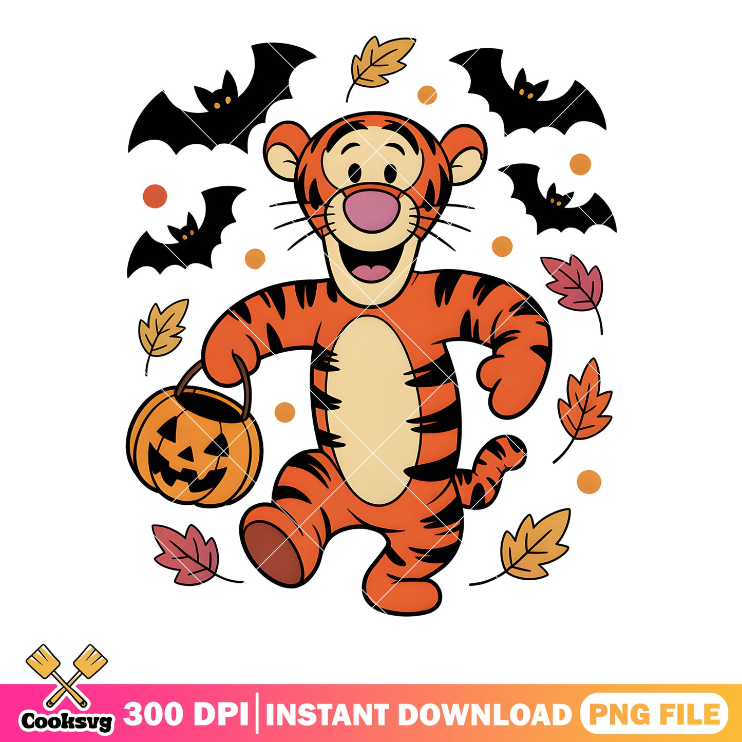 Ghost blanket poster png, halloween pooh bear png, winnie the pooh tiger png