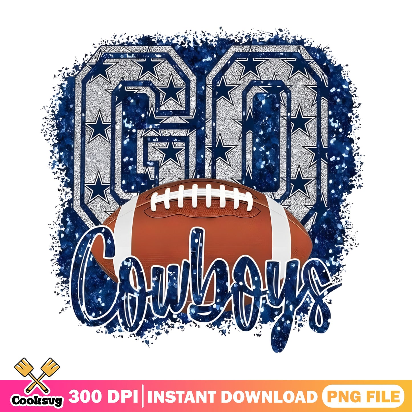 Go Cowboys Football PNG, Dallas Cowboys PNG, Football Fan PNG