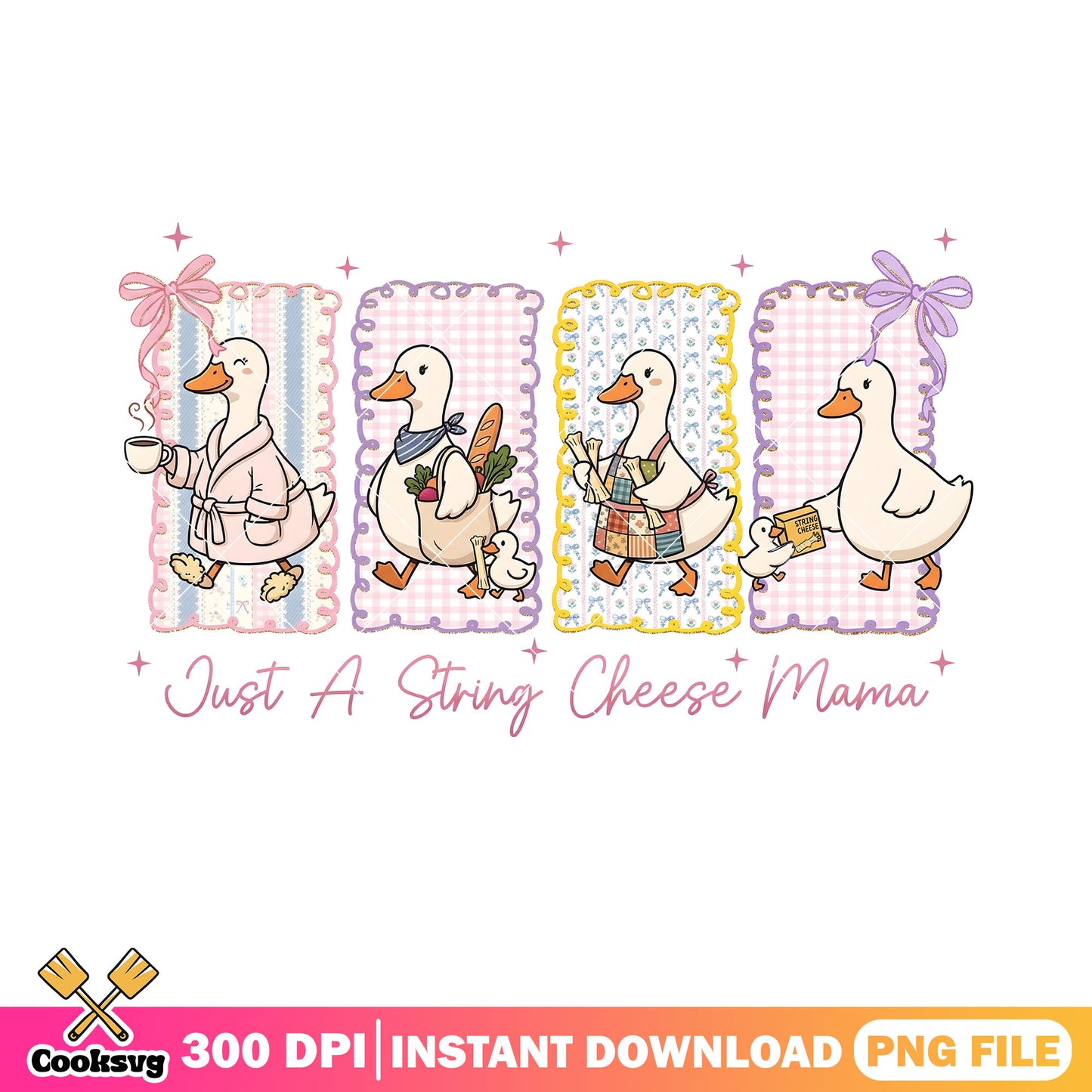 Goose vibes shoppin png, goose family png, lovely vibes png