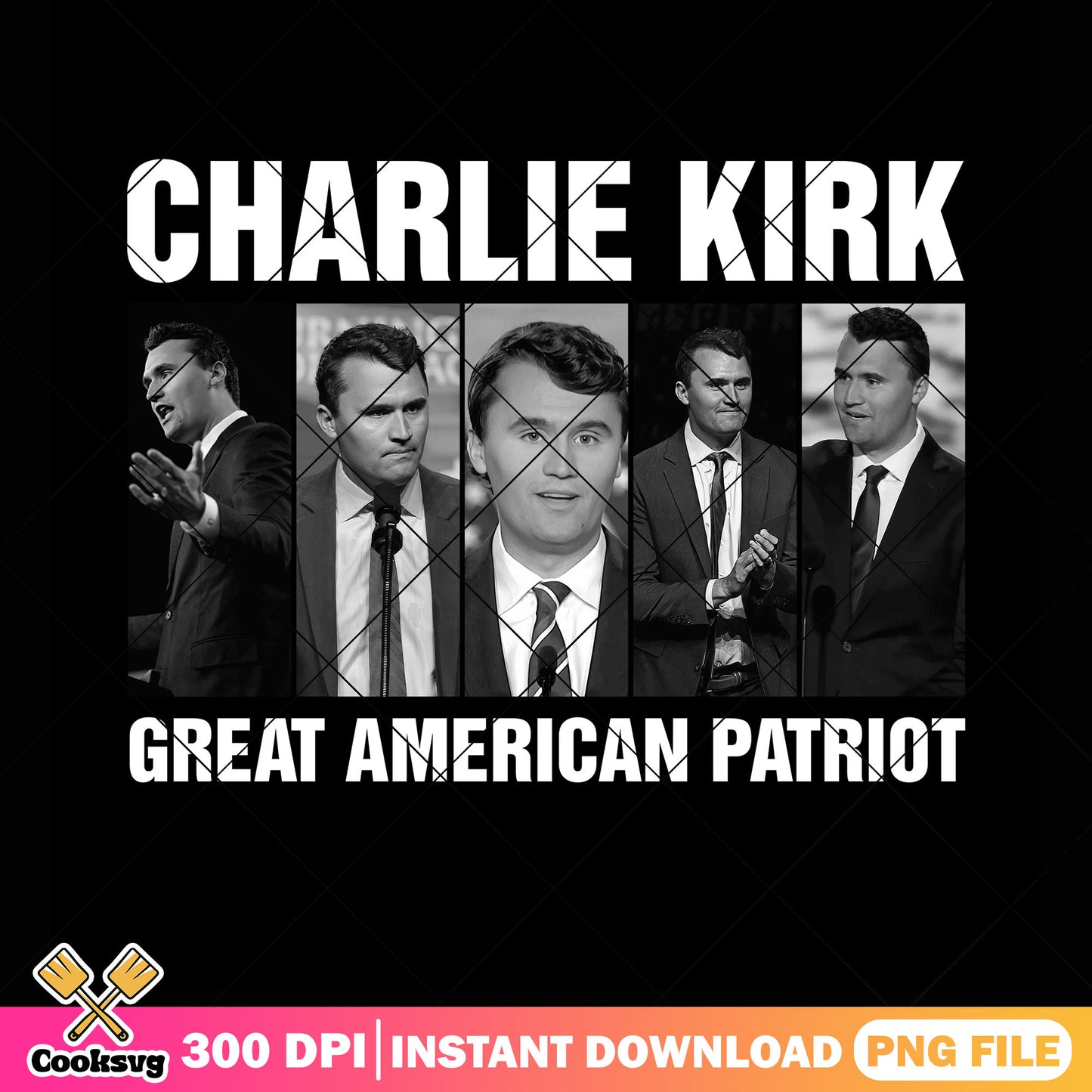 Great american charlie png, pray for charlie png, in memory png