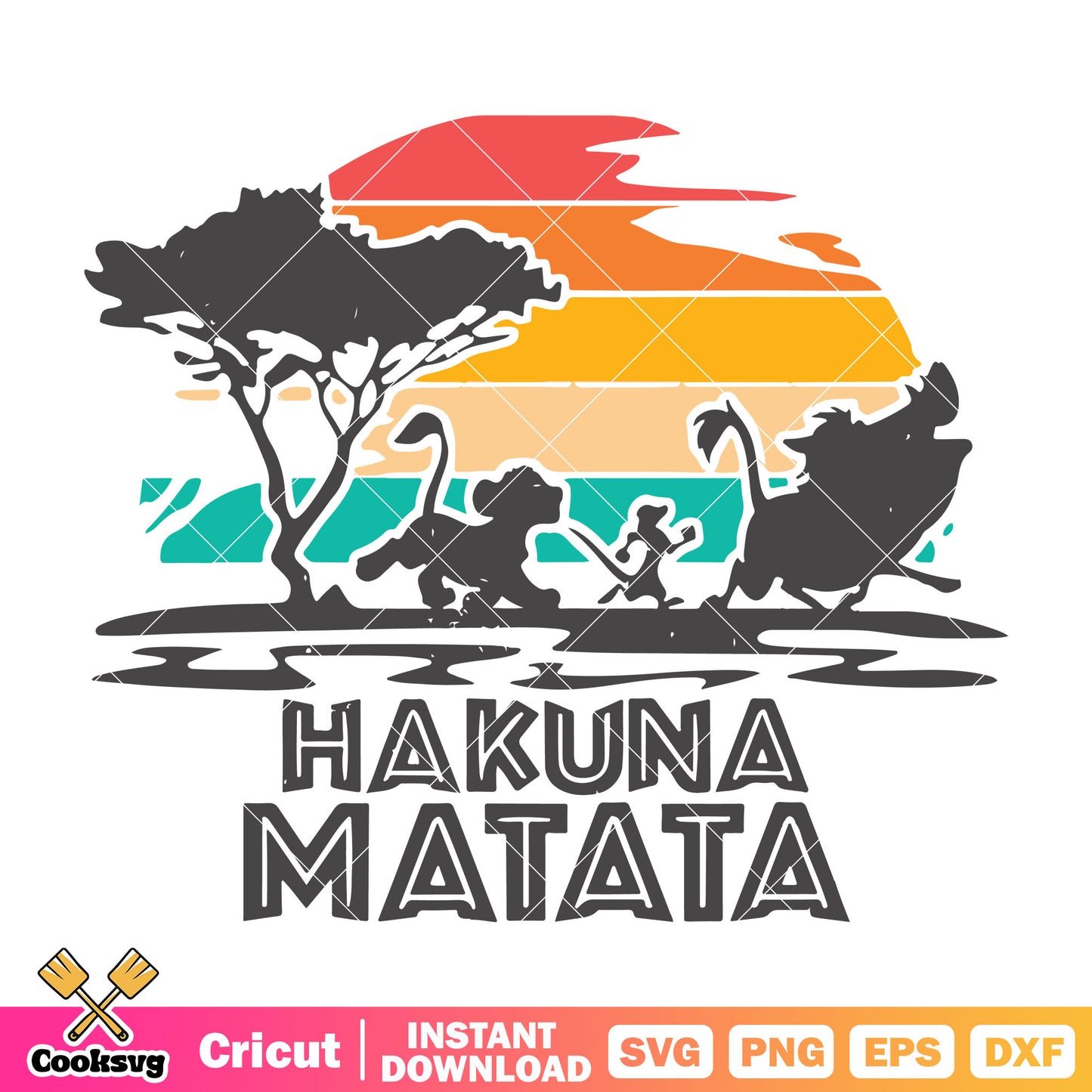 Hakuna matata lion king file svg, hakuna matata svg, disney lion king svg