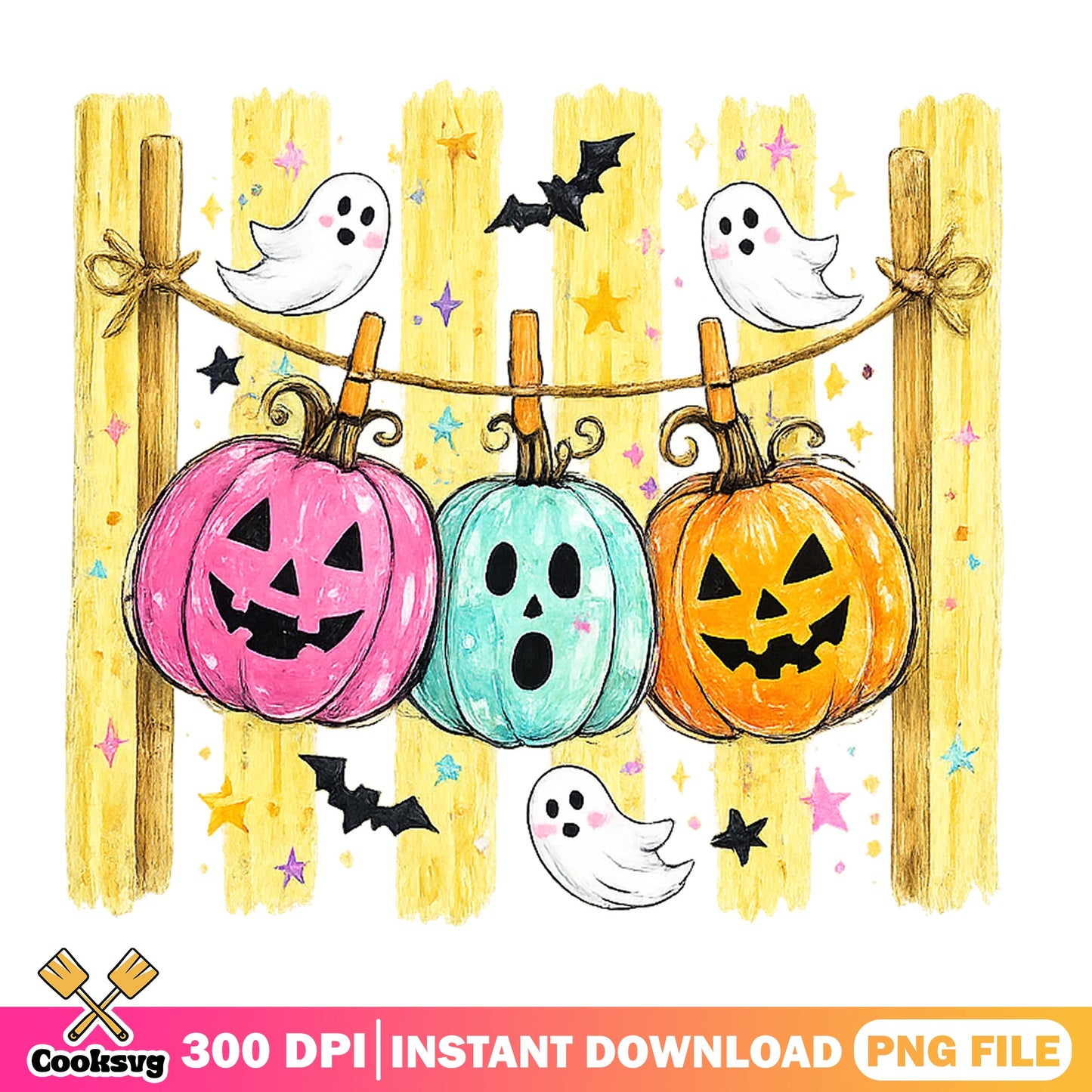 Halloween Pumpkin Ghost PNG, Jack O Lantern Halloween PNG, Spooky PNG