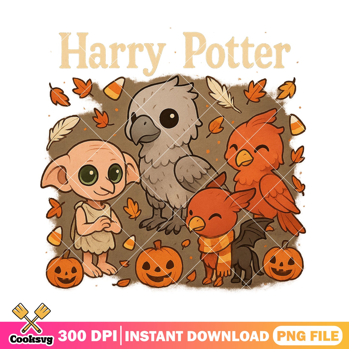 Halloween with mascot png, mascot harry potter png, cute mascot png