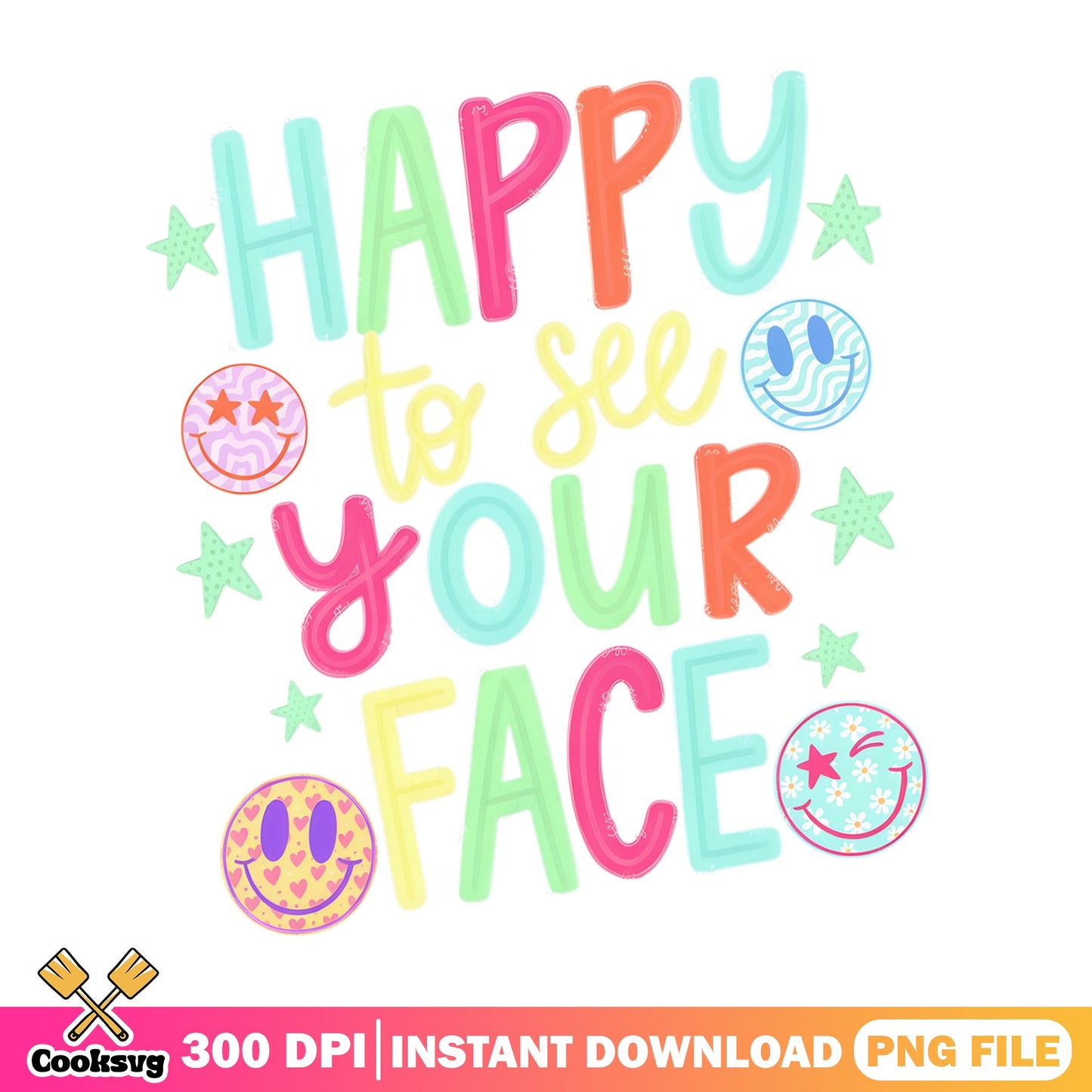 Happy To See Your Face PNG, Smiley Face PNG, Teacher PNG