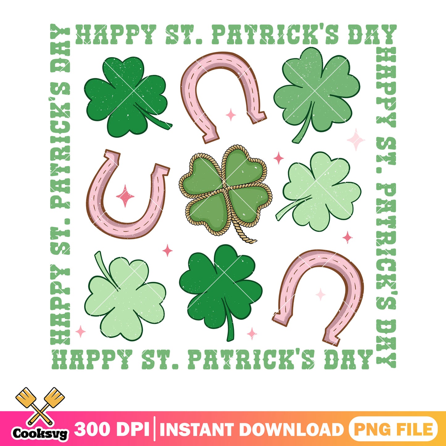Happy st patricks day png, st patricks day png, four leaf clover png
