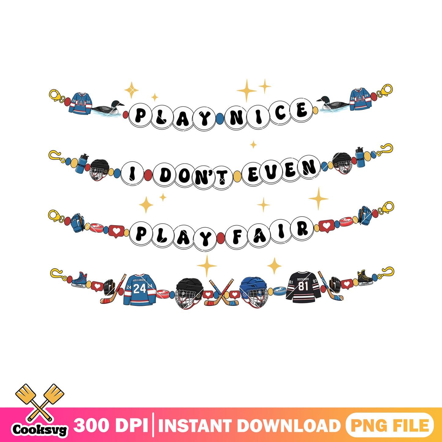Heated Bracelet Play Nice png, hockey jersey png, gay gifts png