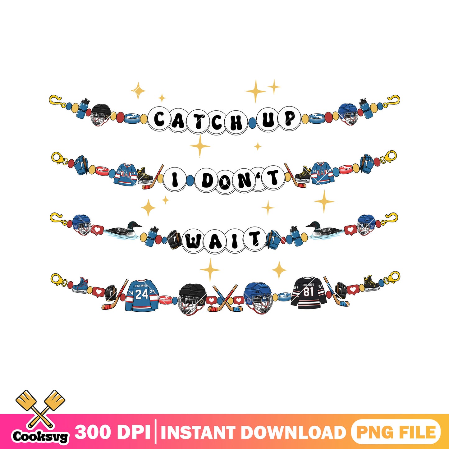 Heated Rivalry Bracelet png, hockey poster png, Hockey vibes png