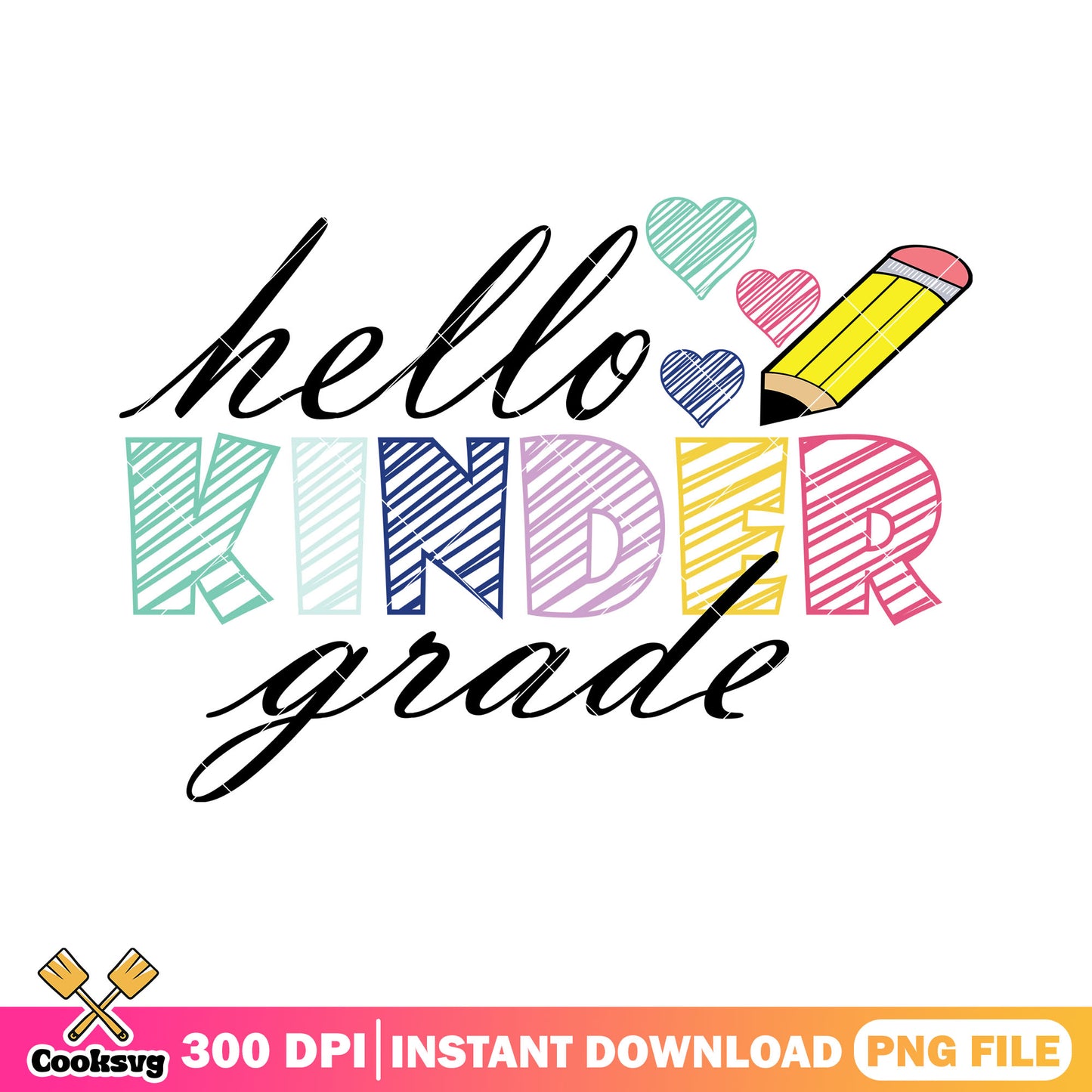 Hello kinder grade png, welcome back to school png, cute font png