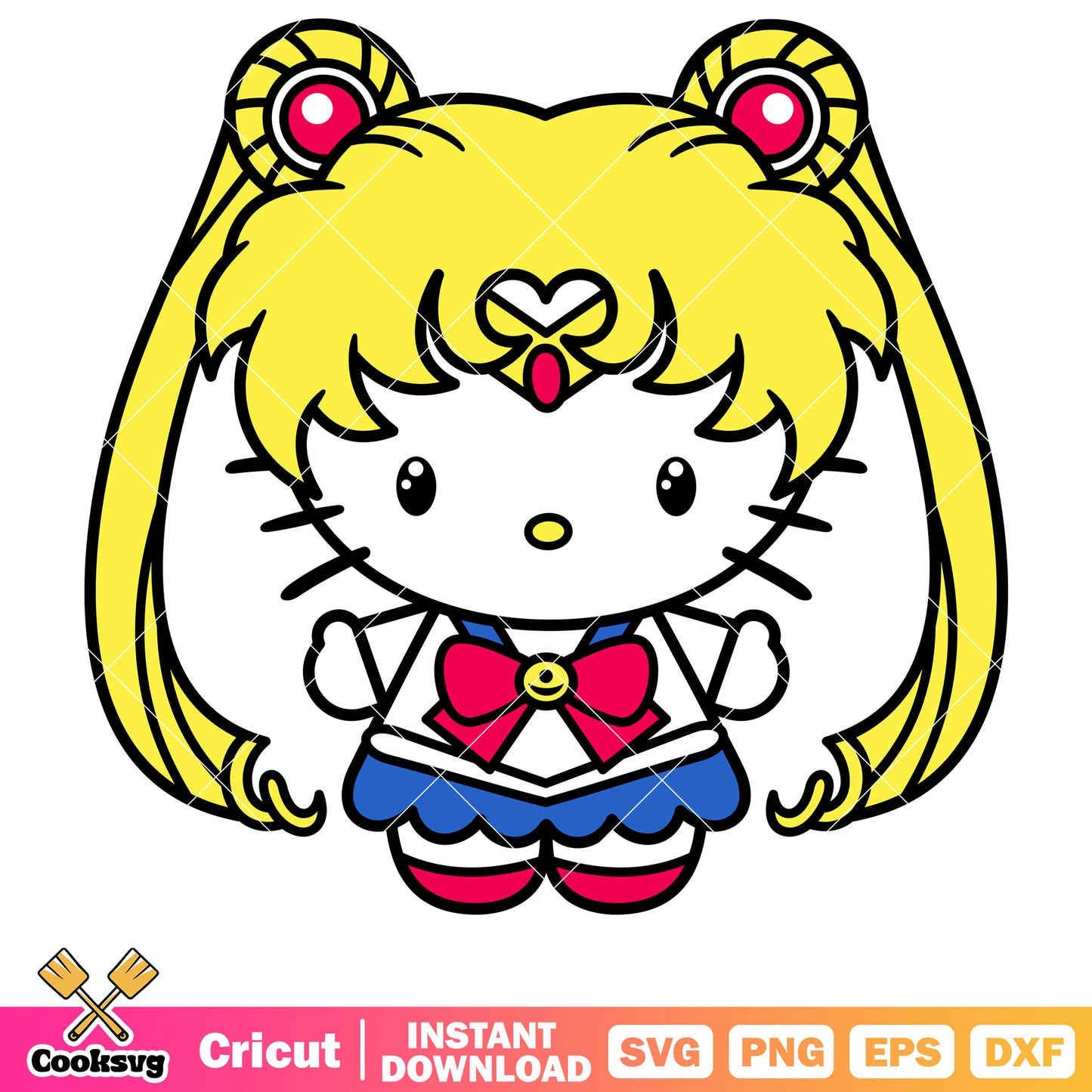 Hello kitty sailor moon svg, hello kitty svg, sanrio cartoon svg