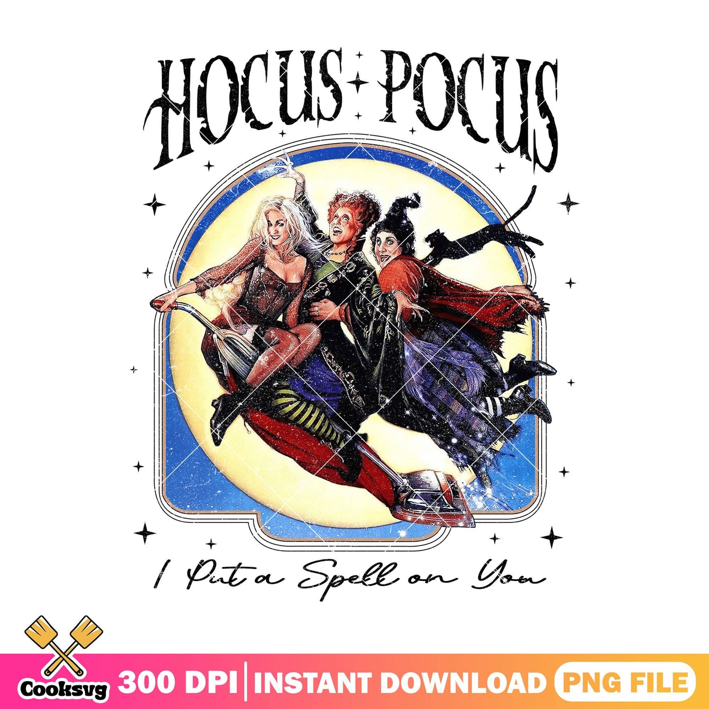 Hocus pocus witch moon png, halloween movie png, hocus pocus png