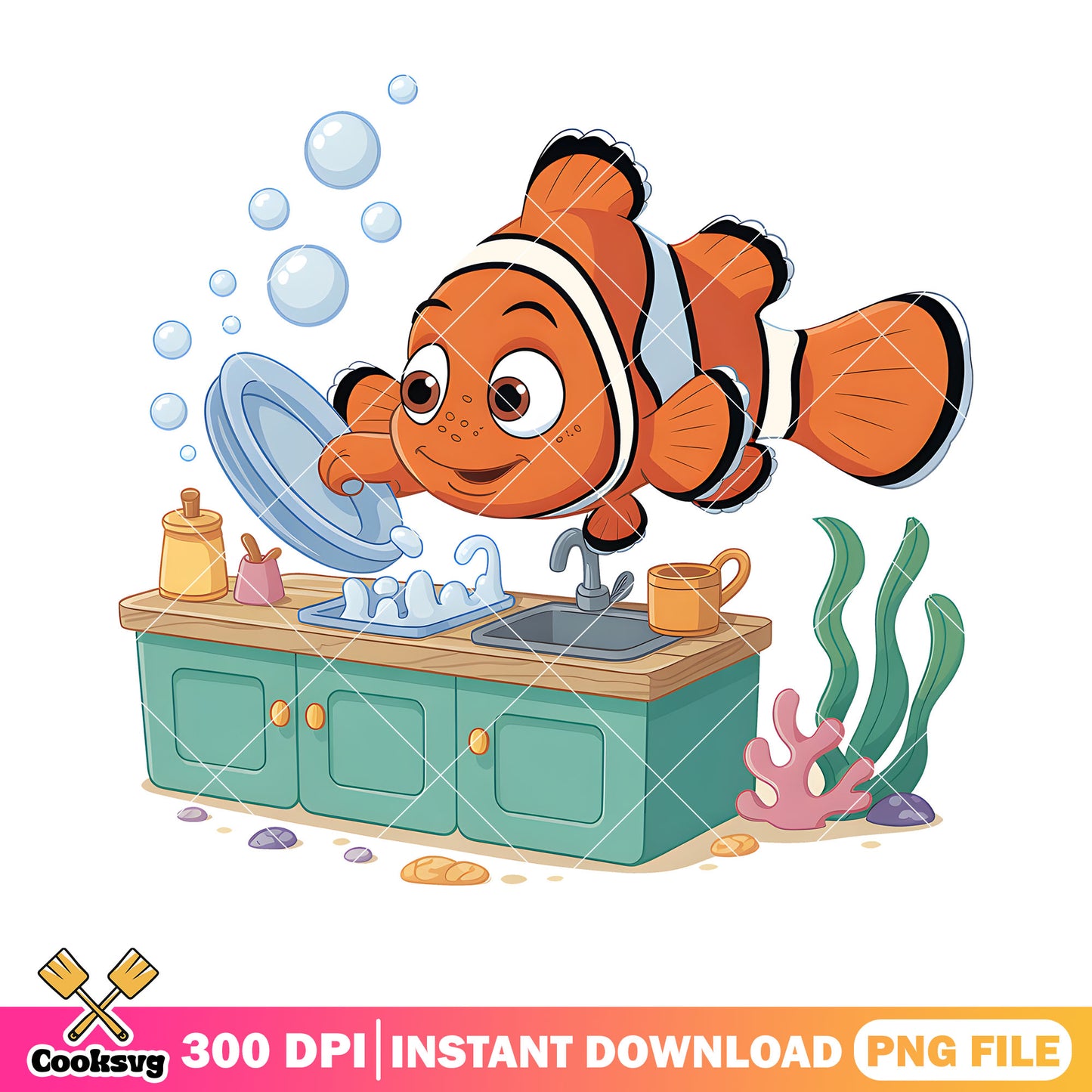 Household nemo disney png, finding nemo png, nemo fish png