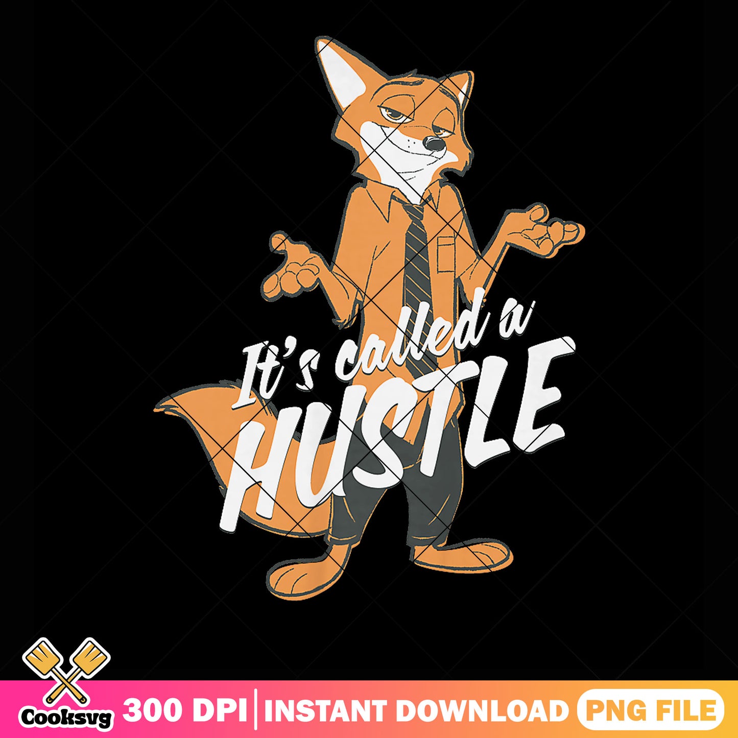 Hustle fox zootopia png, zootopia poster png, nick wilde png