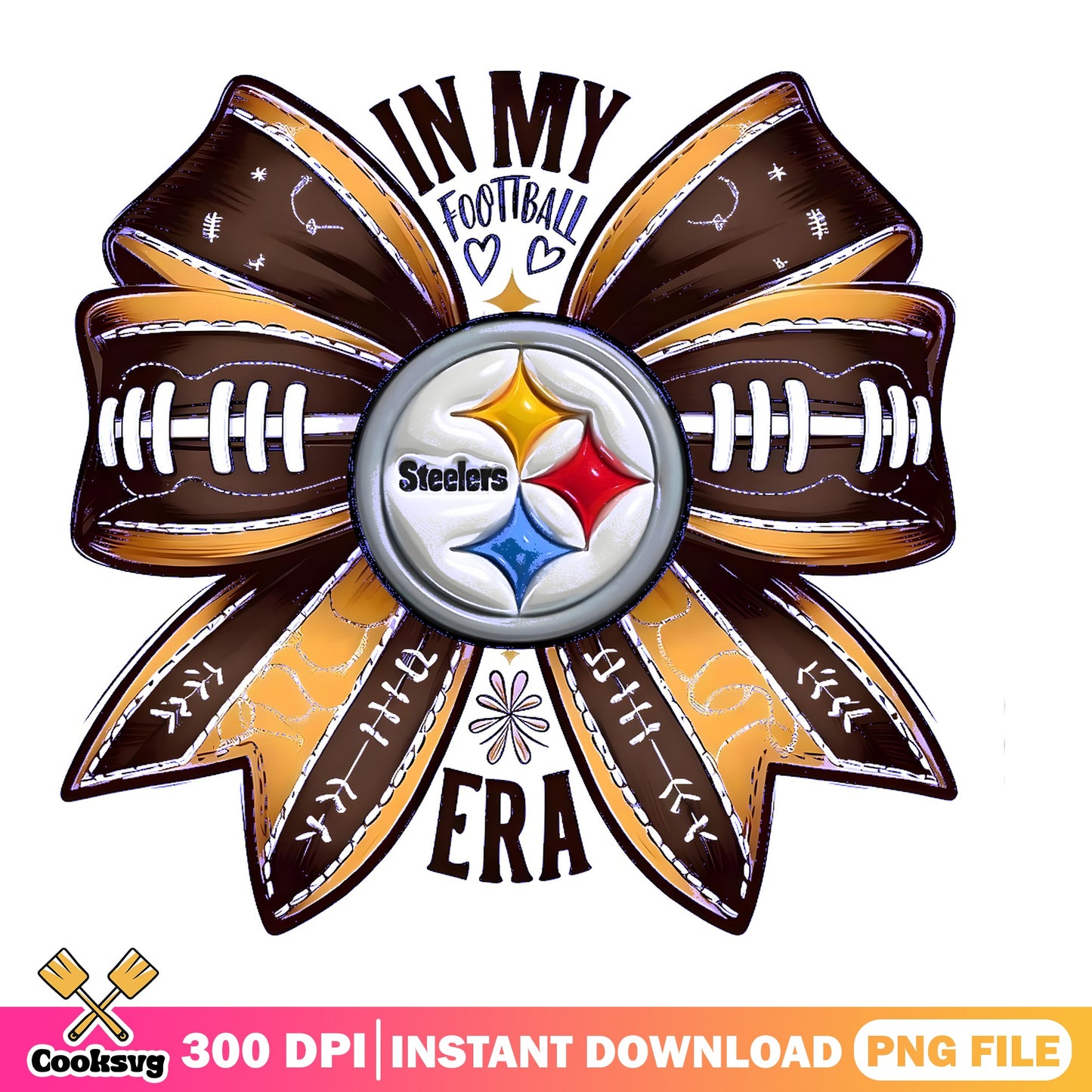 In My Steelers Football Era PNG, Pittsburgh Steelers PNG, NFL PNG