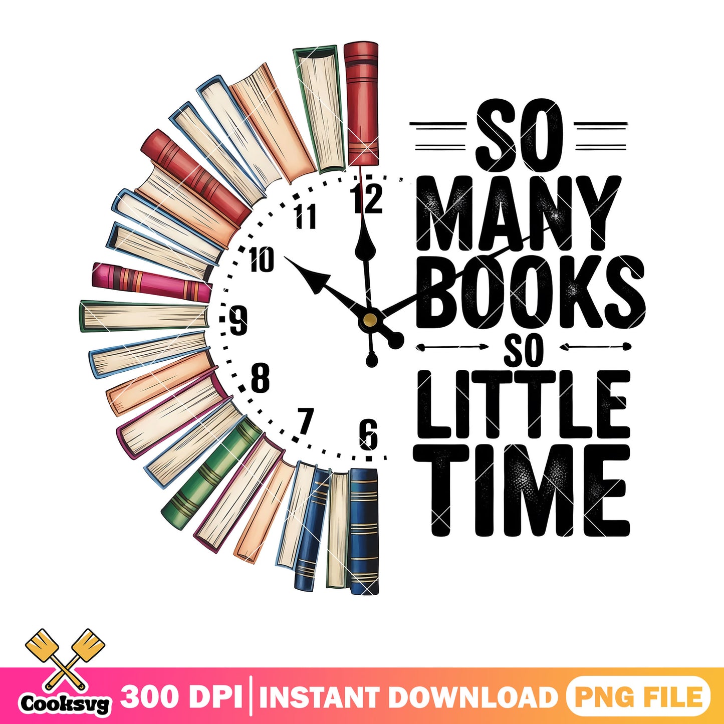 I need book but dont have time to read png, clock vibes png