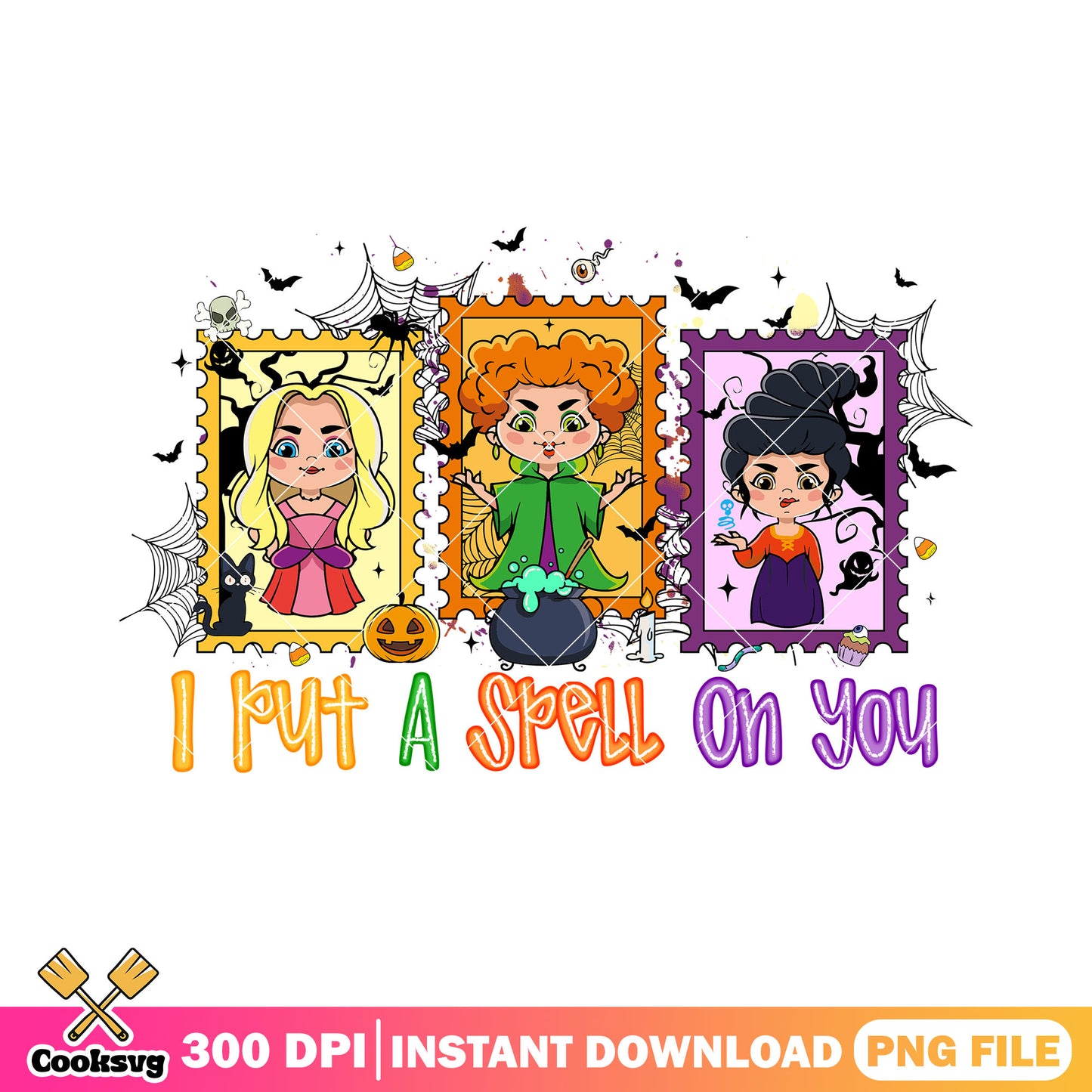 I put a spell on you png, halloween costumes png, happy halloween png