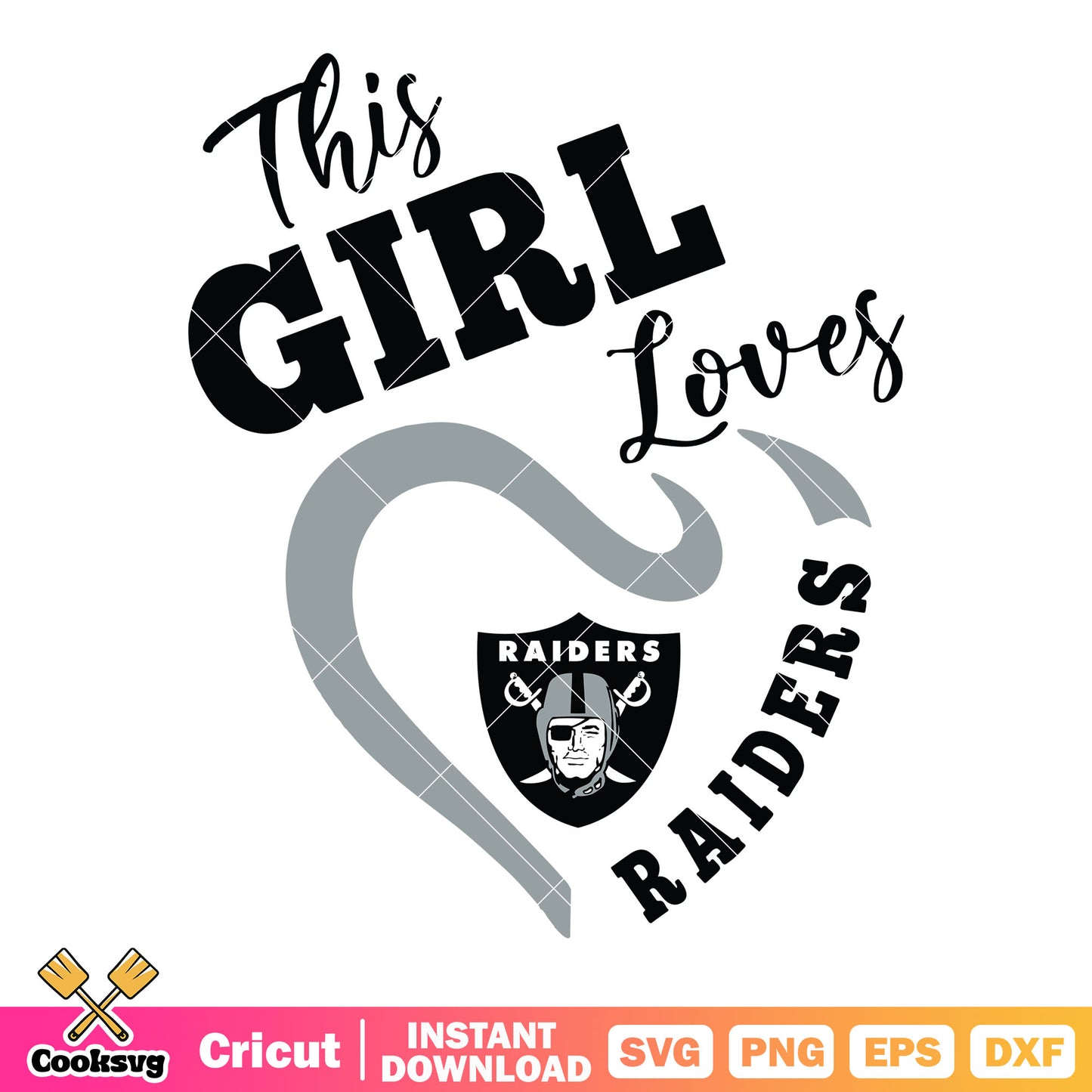 Is this baby girl love raiders svg, oakland raiders svg, nfl team svg