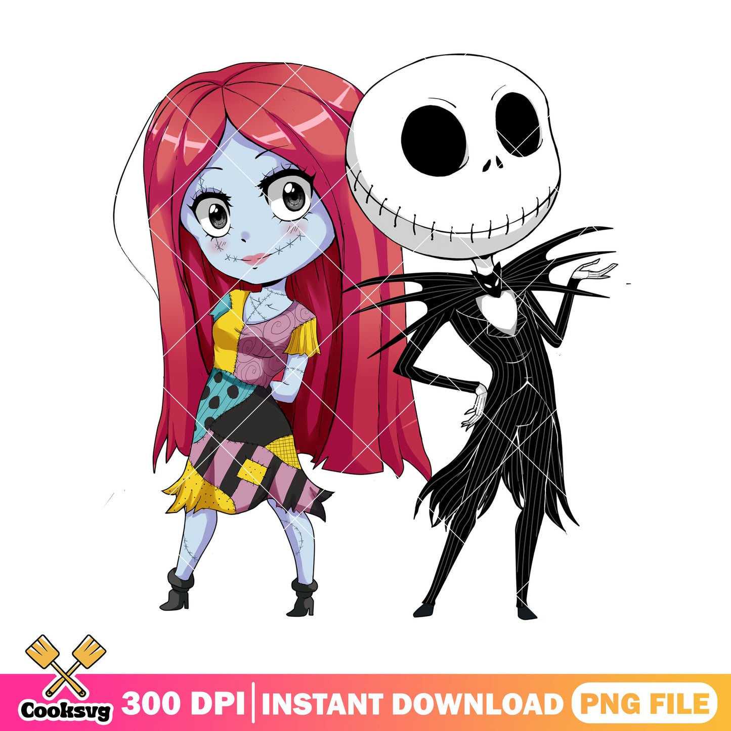 Jack and sally png, spirit halloween png, halloween town png