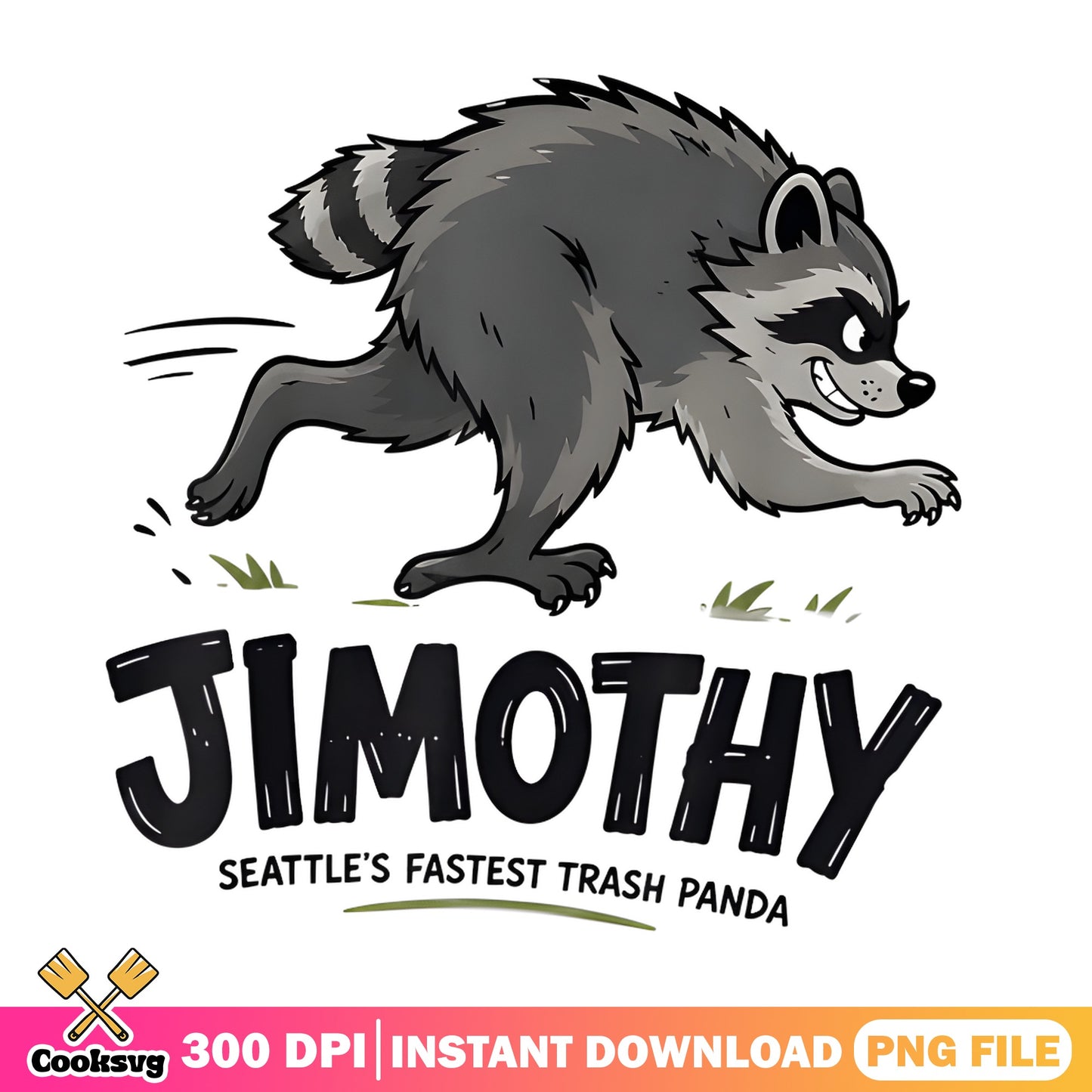 Jimothy Raccoon Trash Panda PNG, Funny Raccoon PNG, Animal PNG
