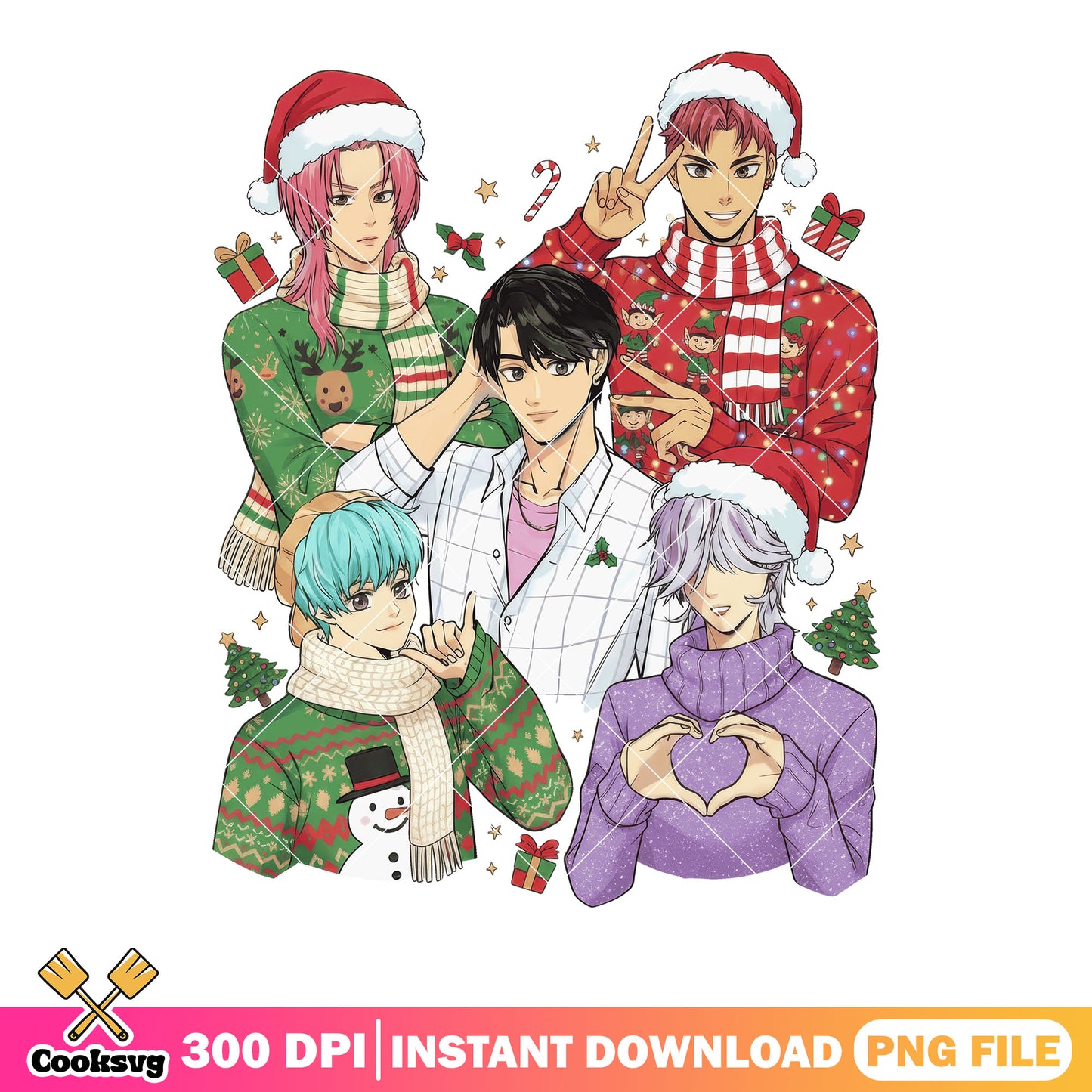 Jinu saja christmas costume png, mystery saja png, kpop demon hunters png