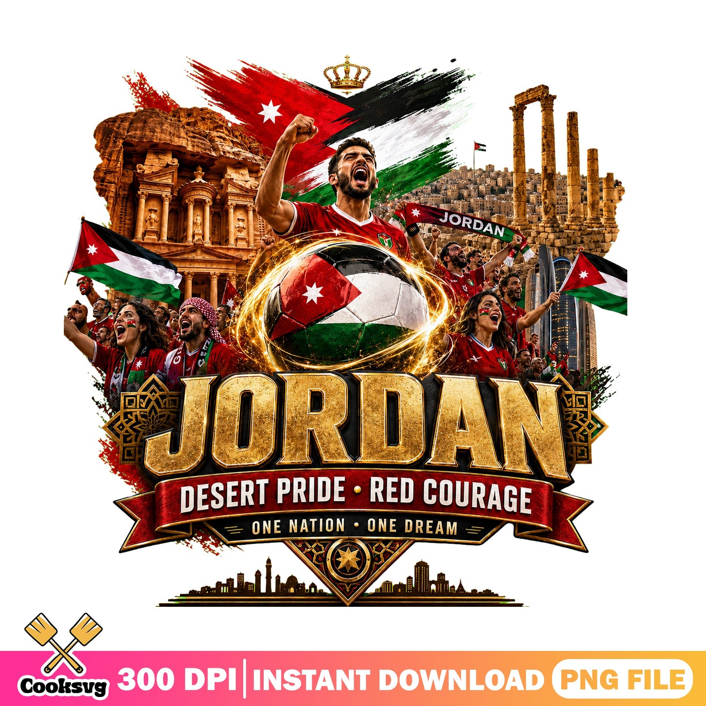 Jordan Soccer PNG, Jordan Football Fan Shirt, Soccer PNG
