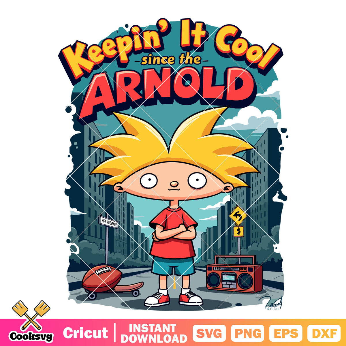 Keepin it cool since the arnold svg, hey arnold svg, arnold cartoon svg
