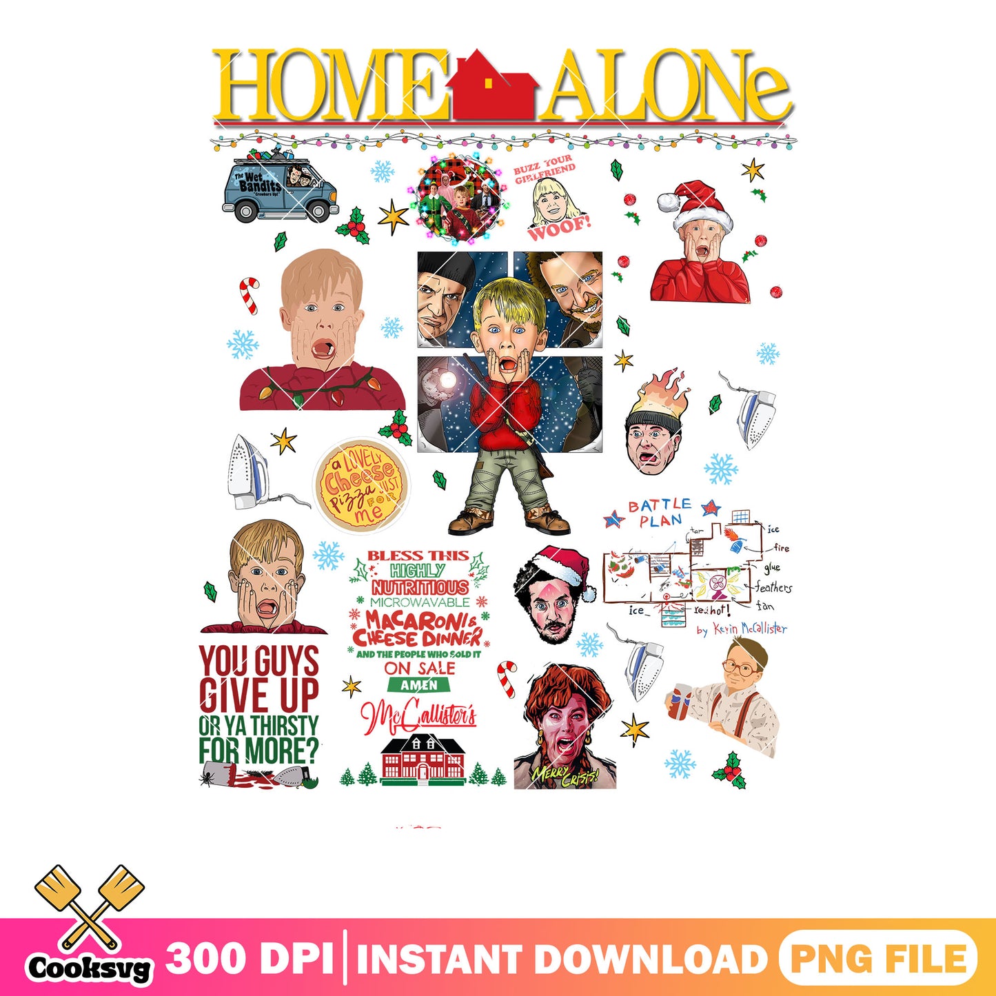 Kevin plan to beat wet bandit png, christmas movies png, home alone png