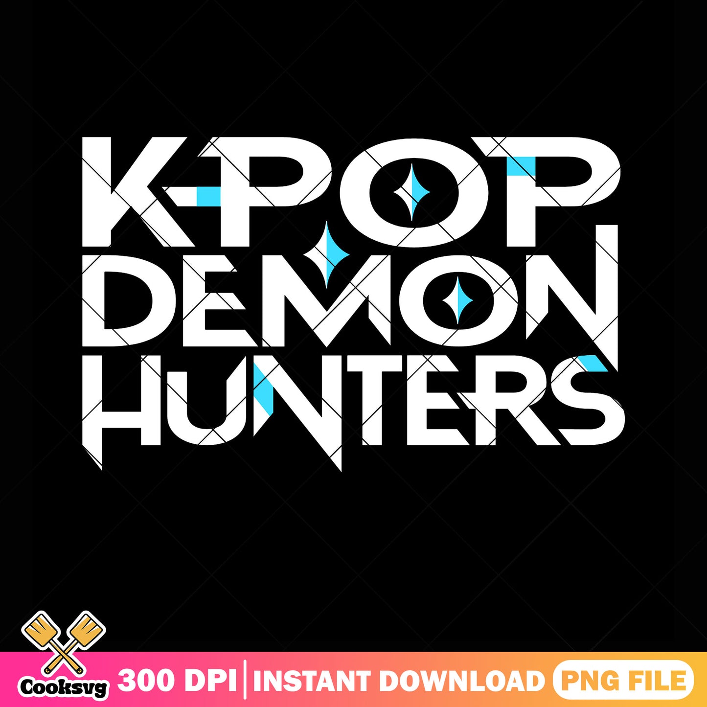 Kpop diamond lofgo hunters png, kpop png, kpop demon hunters png