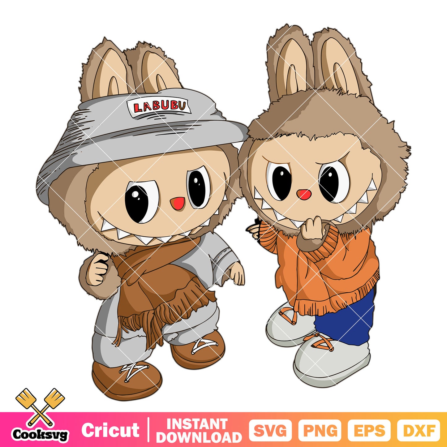 Labubu Hoodie Friends Svg, labubu macaron svg, labubu dolls svg
