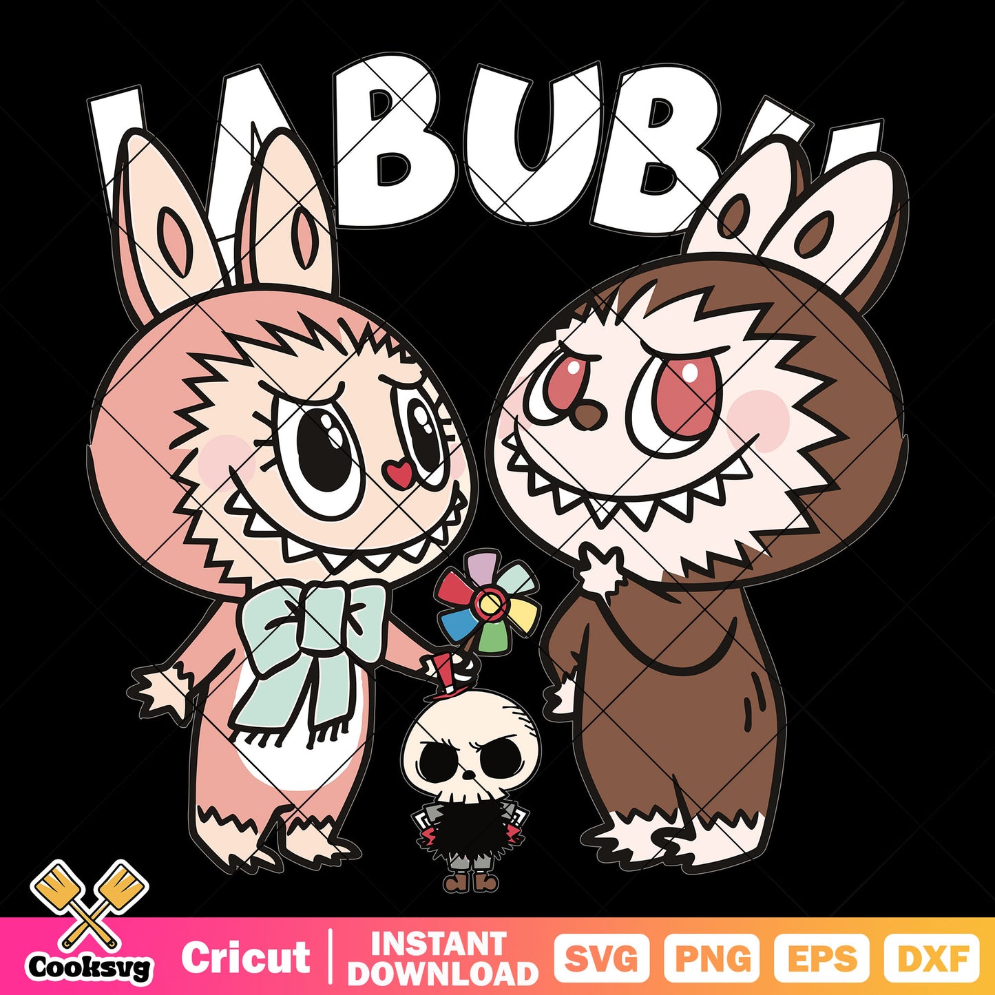 Labubu Romantic Funny svg, labubu dolls svg, labubu near me svg