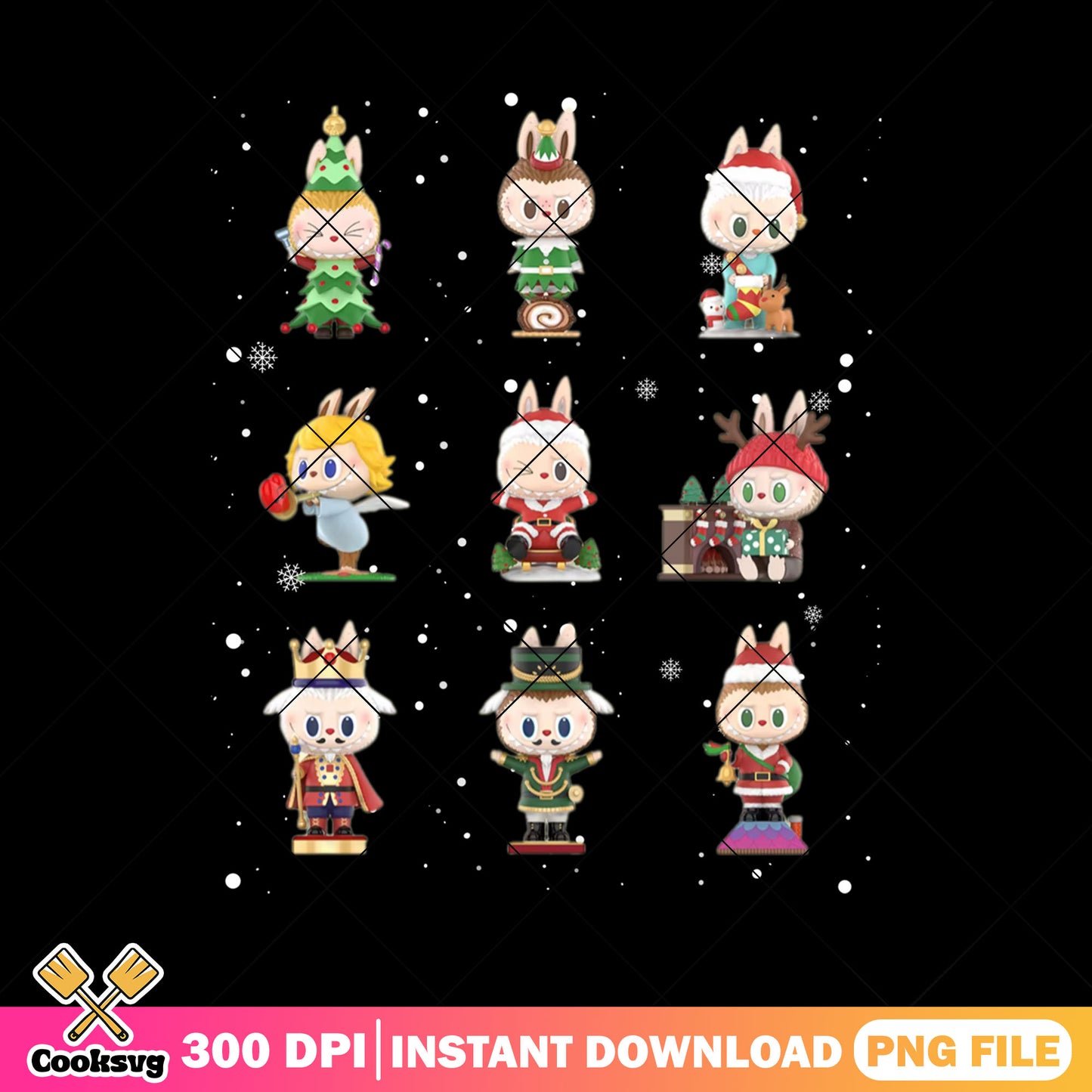 Labubu and friends file png, labubu popmart png, labubu friends png