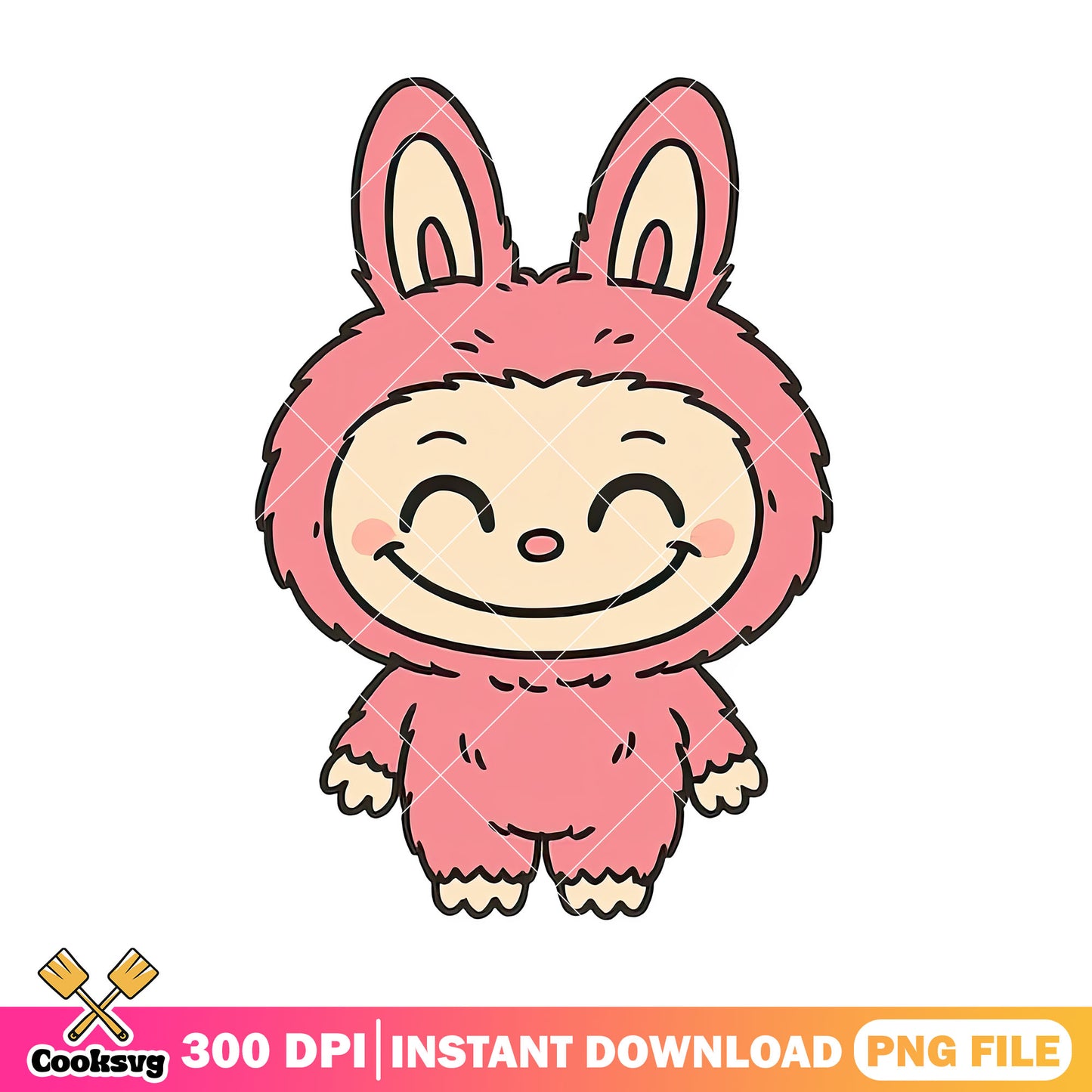 Labubu happy png, baby labubu png, labubu popmart png