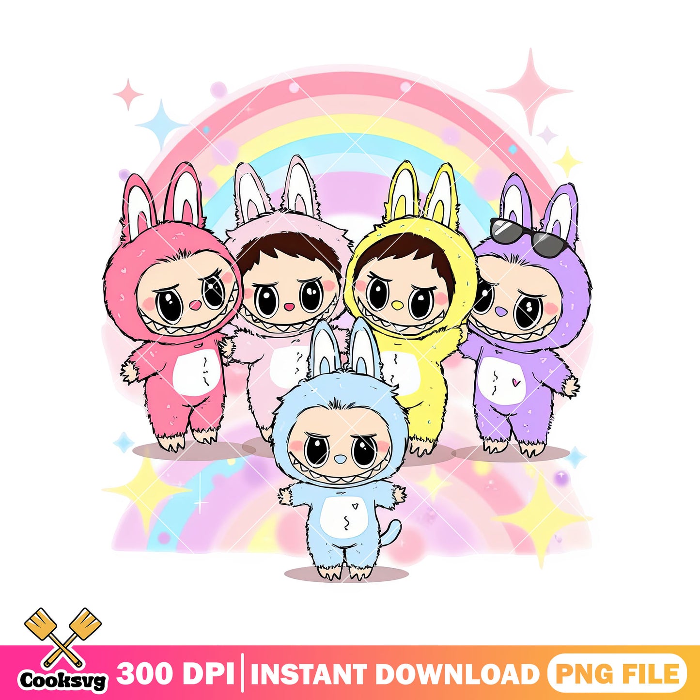 Labubu with friends png, labubu bf png, labubu picture png