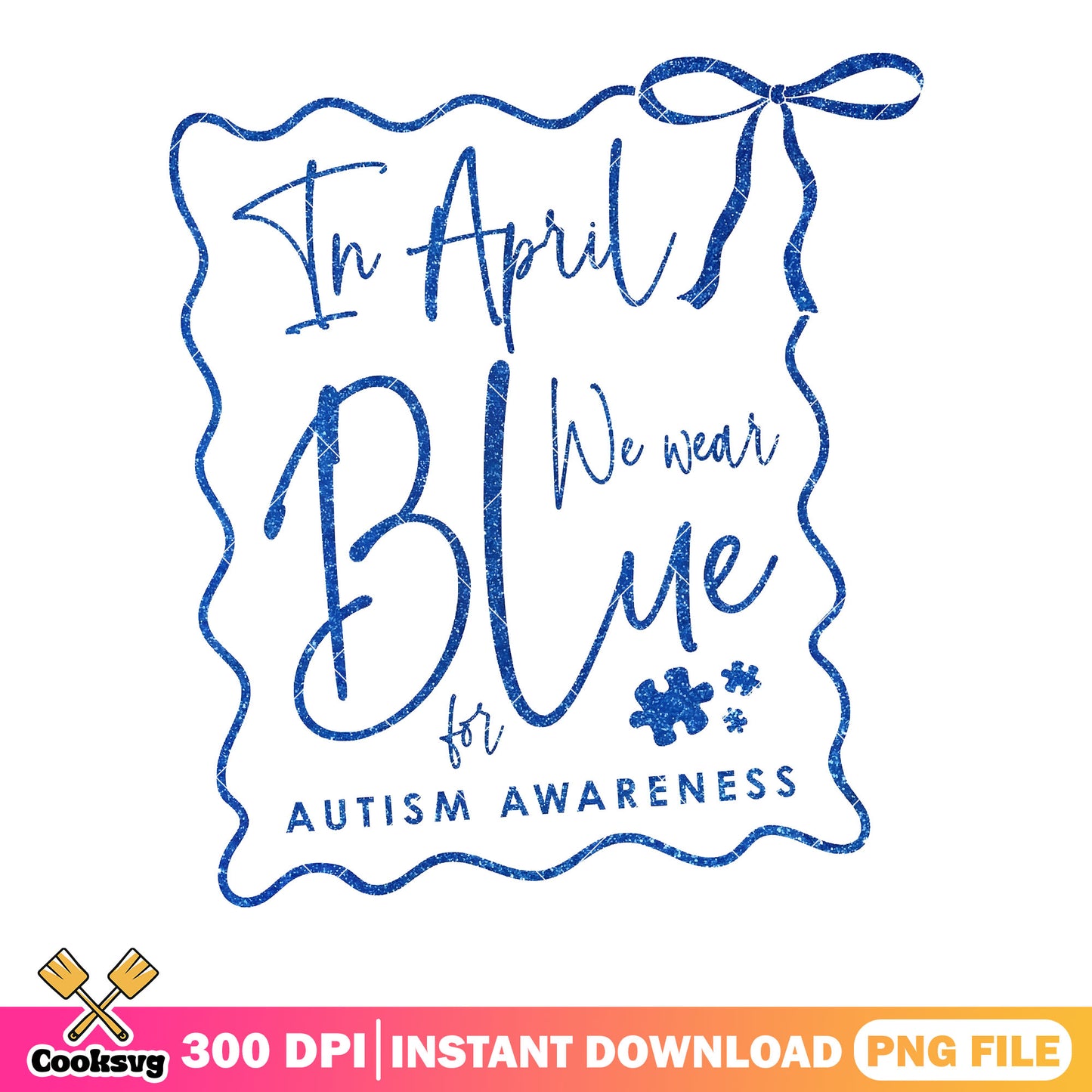 Lovely autism awareness png, vintage stamp png, blue design shirt png