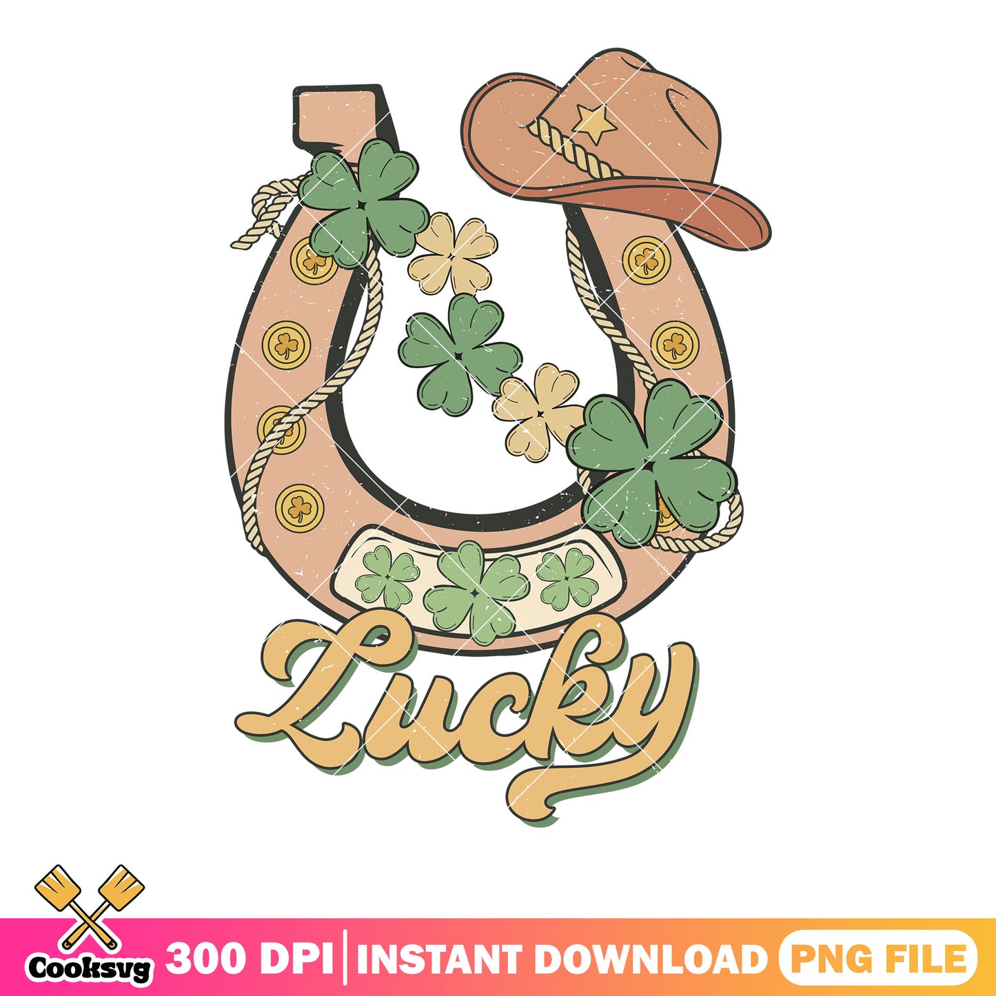Luck charm cowboy need png, patricks charm png, saint patricks png