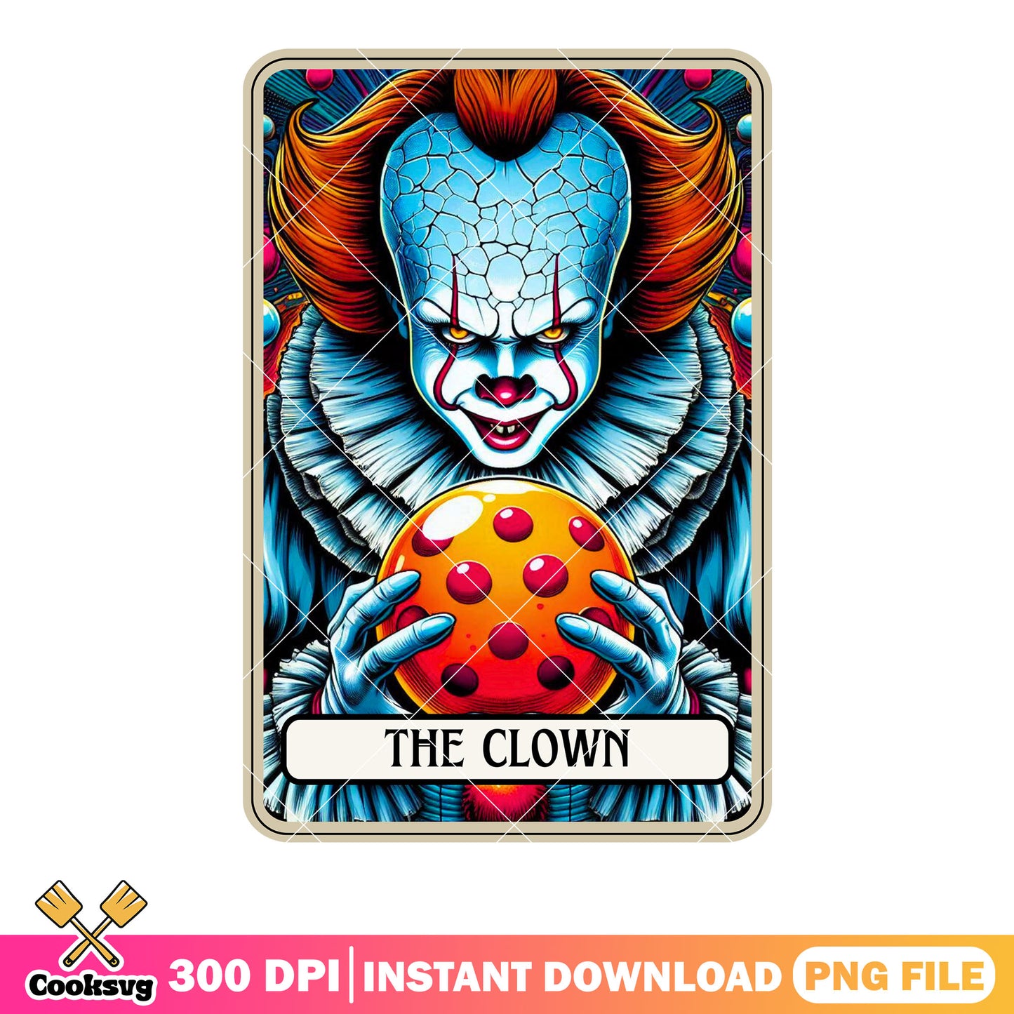 Magical card the clown png, penny wise png, art the clown png
