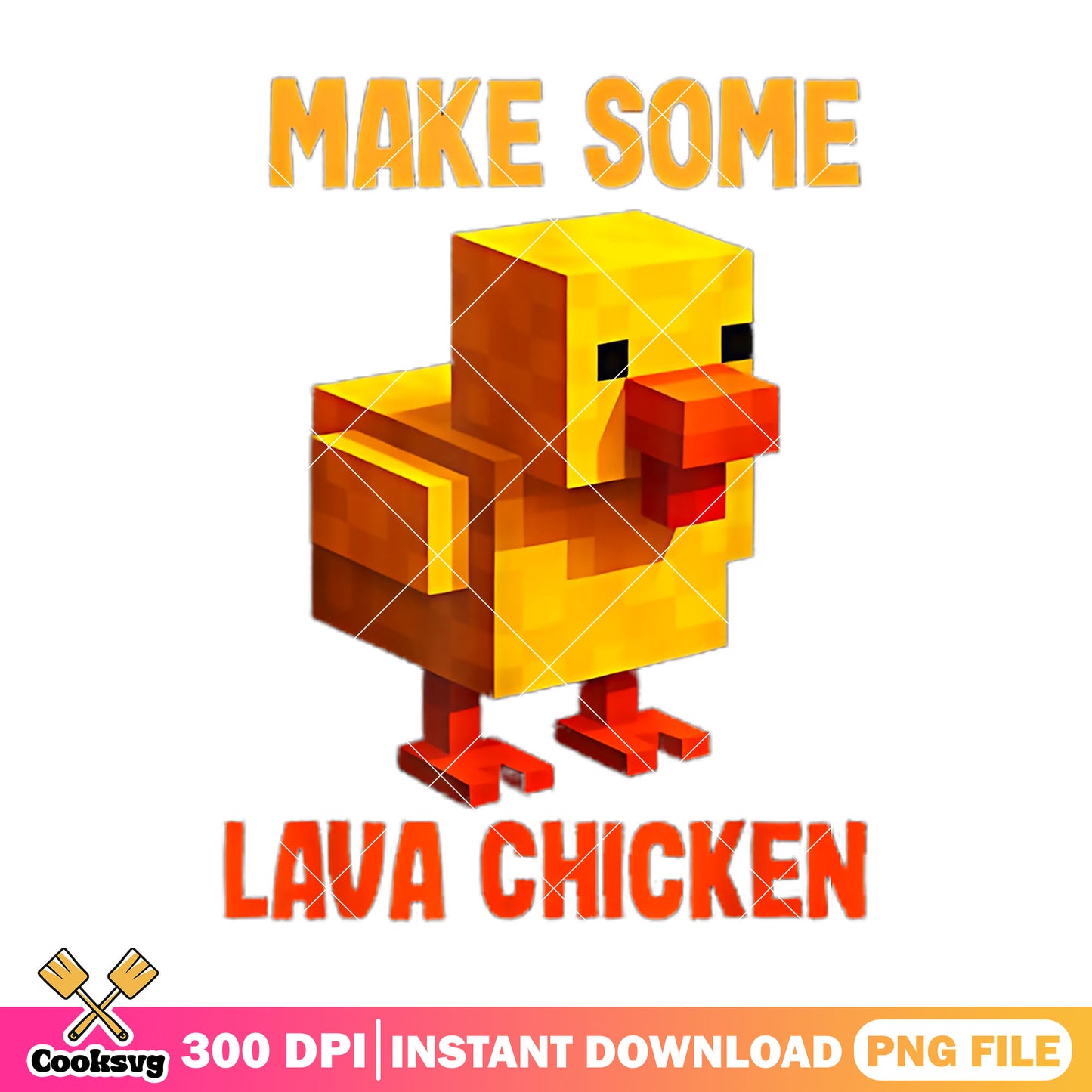 Make some chicken lava minecraft png, lava chicken png, minecraft movie png