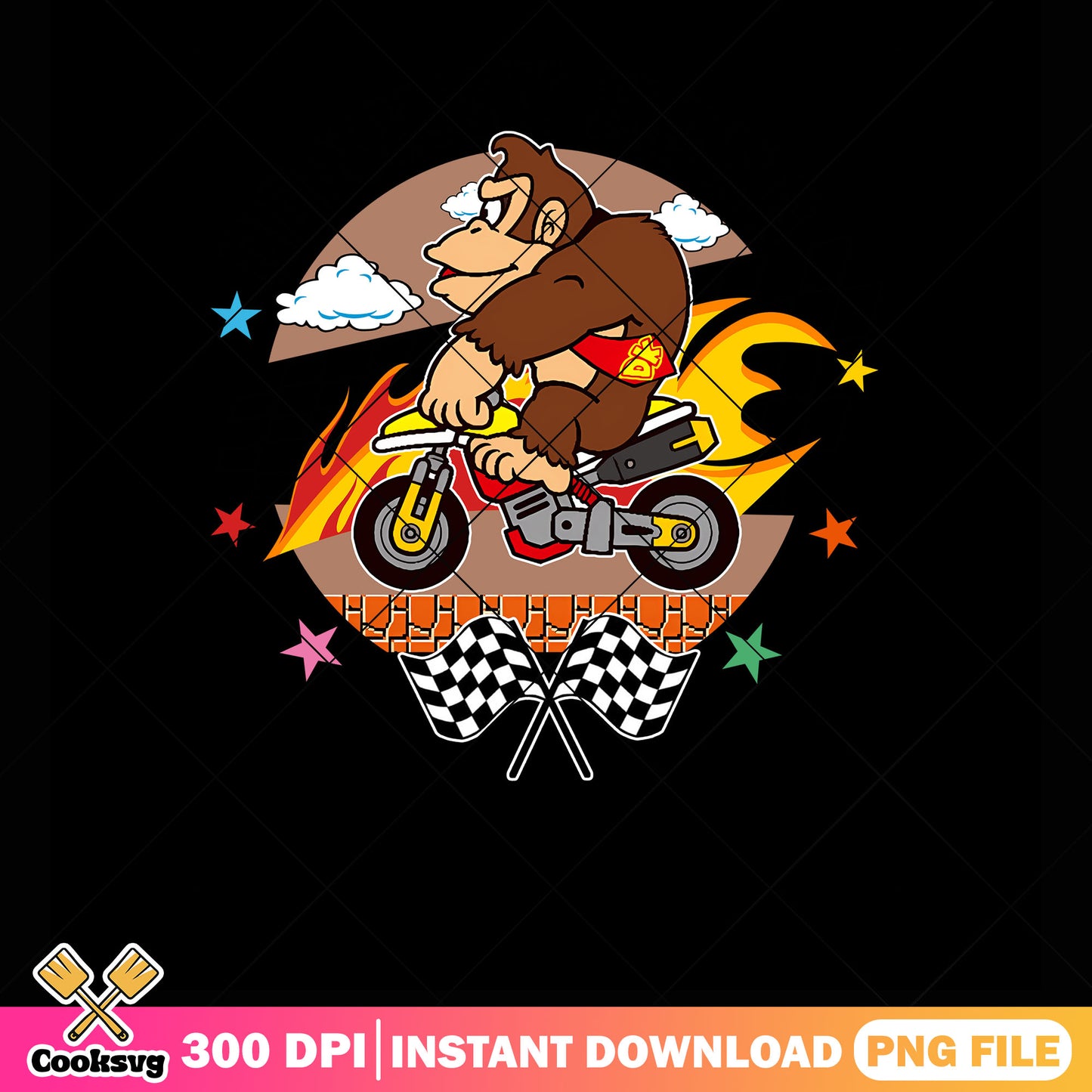 Mario Donkey Kong racing kart png, nintendo art png, Video game png