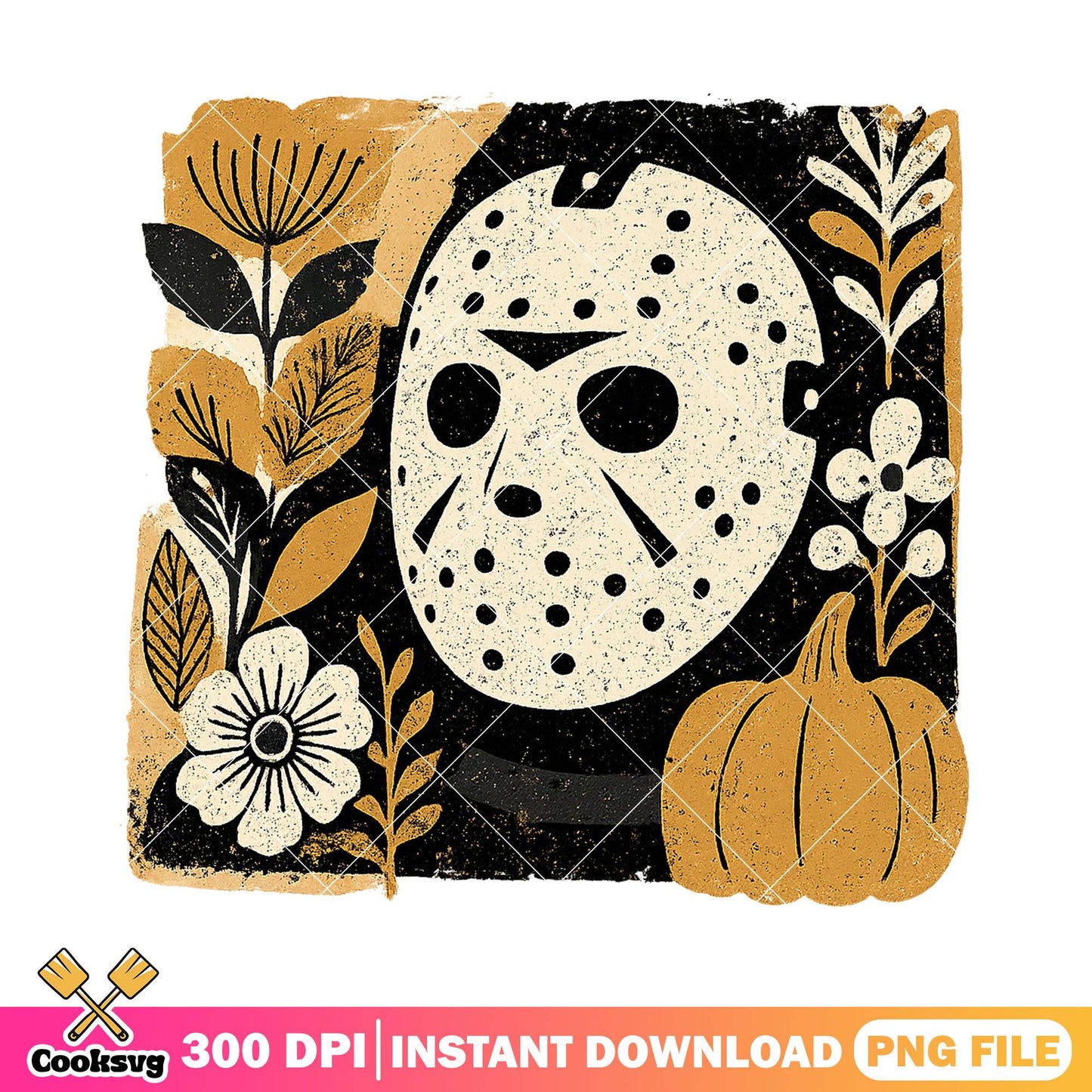 Mask of jason design png, halloween jason png, horror jason png