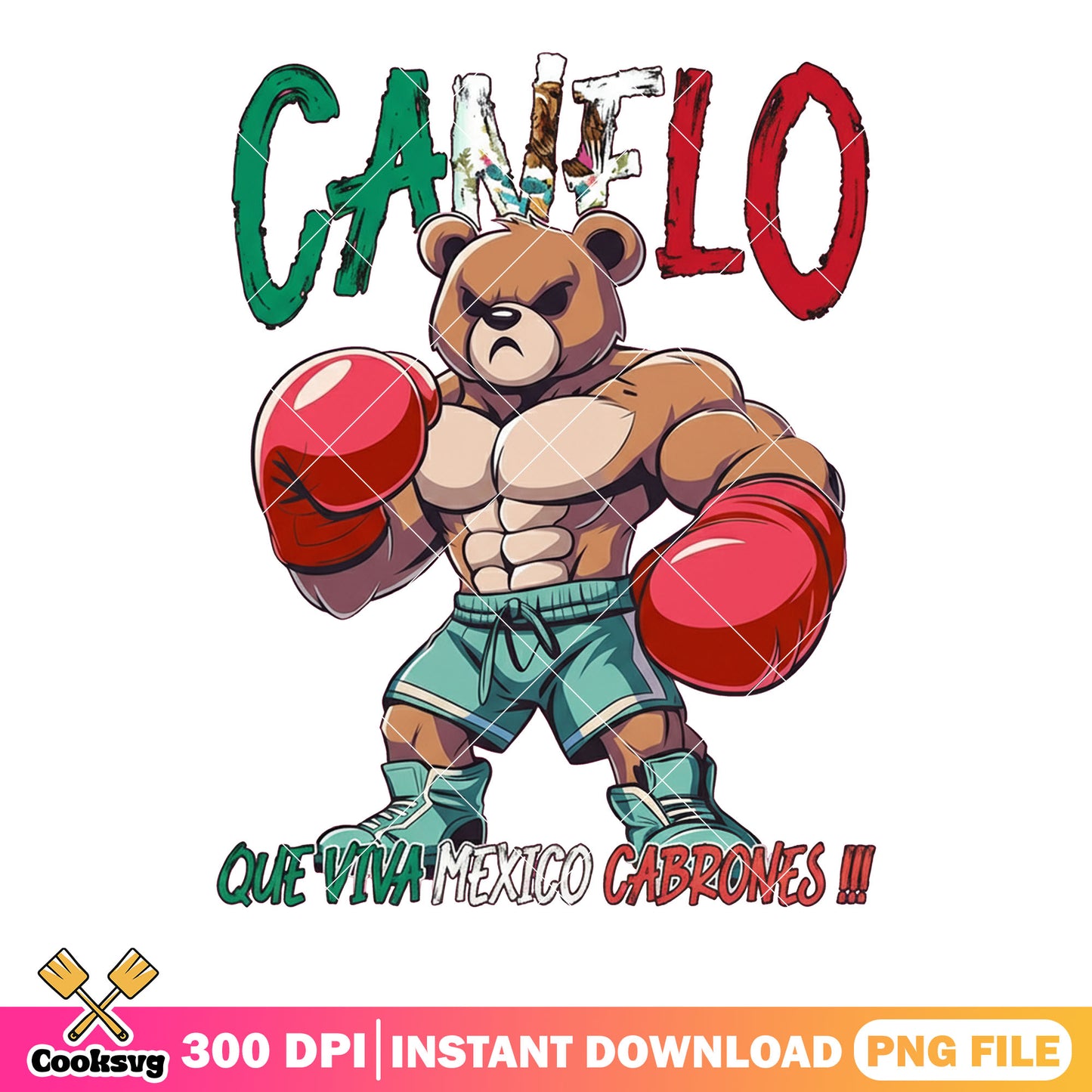 Mexico bear canelo png, canelo boxing png, canelo bear png