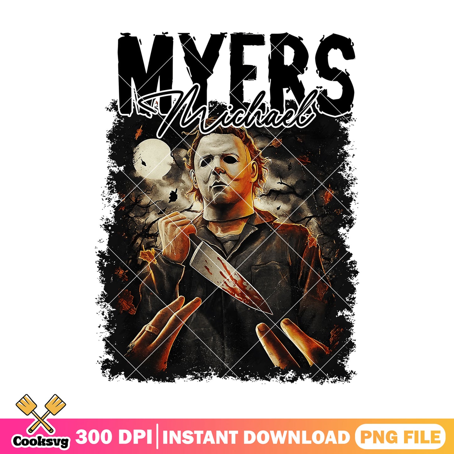 Michael myers design horror png, halloween movie png, horror png