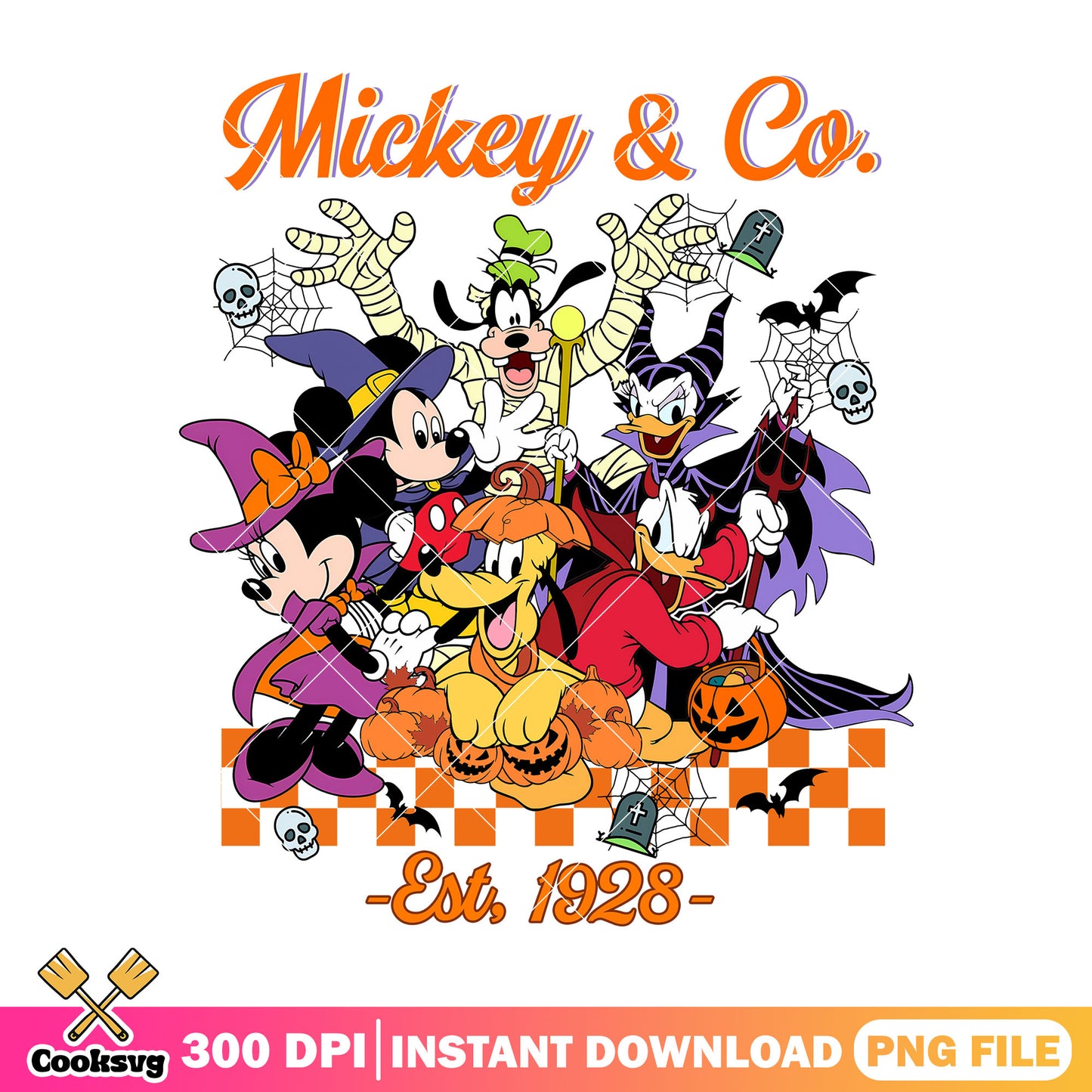 Mickey and co 1928 png, cartoon mickey png, halloween spirit png