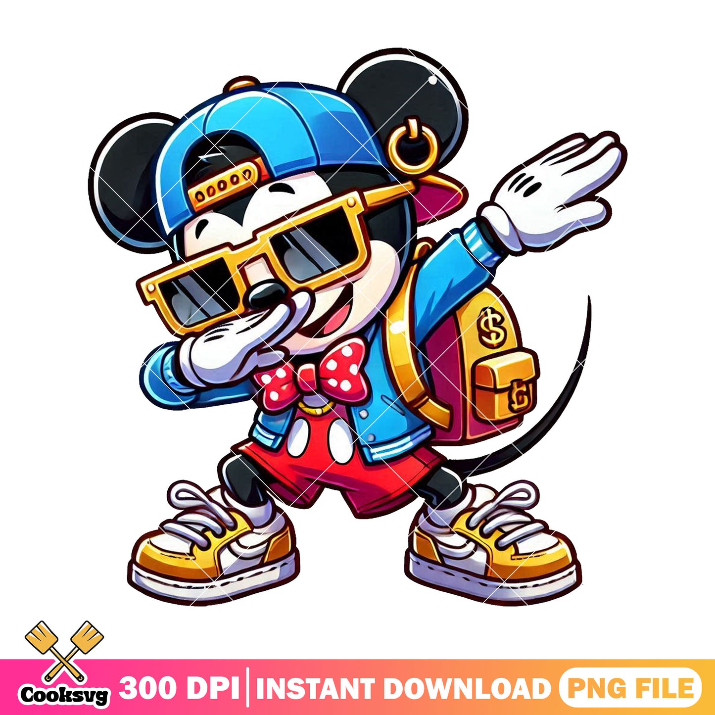 Mickey mouse chibi happy png, disney mouse png, go back to school png