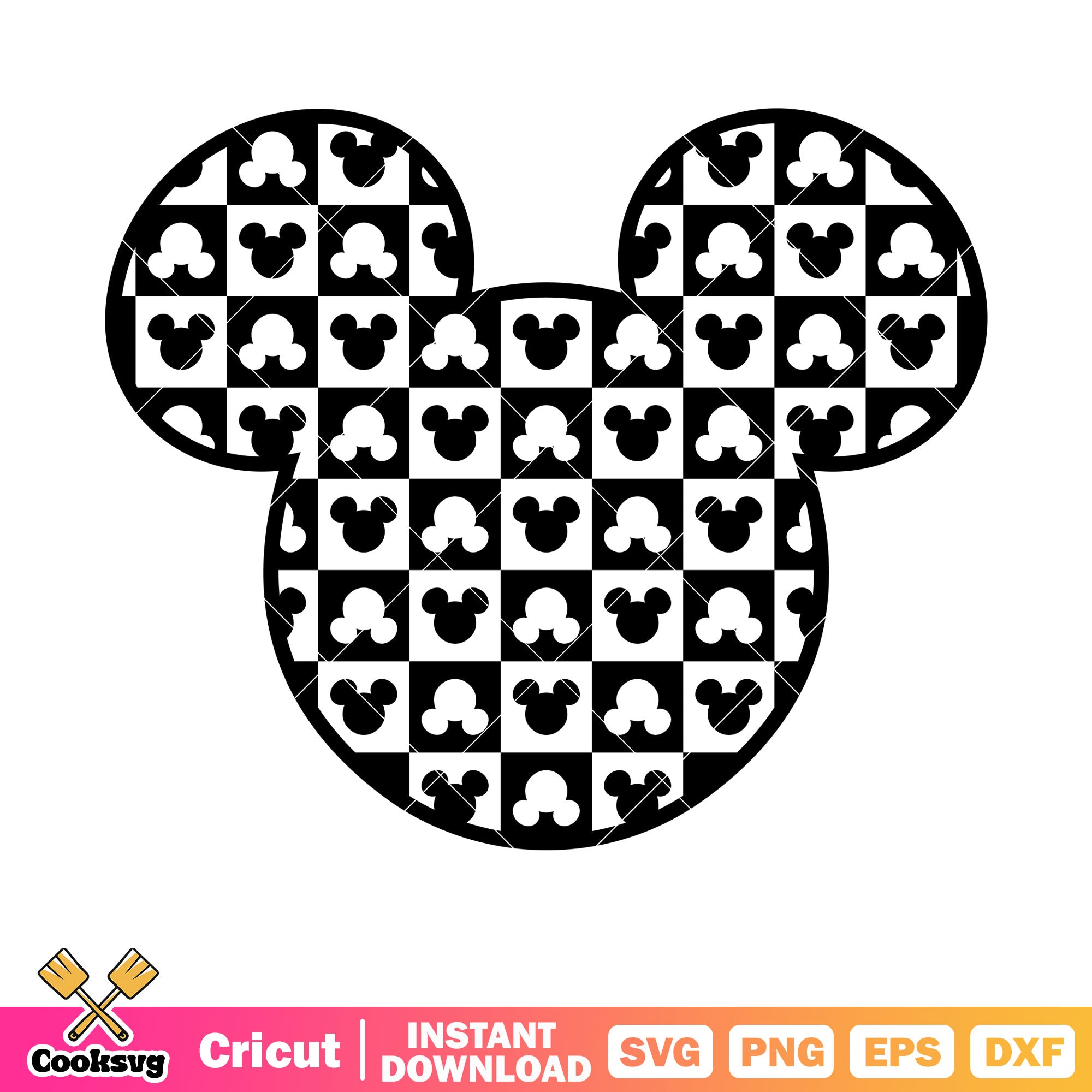 Mickey Mouse Head Outline