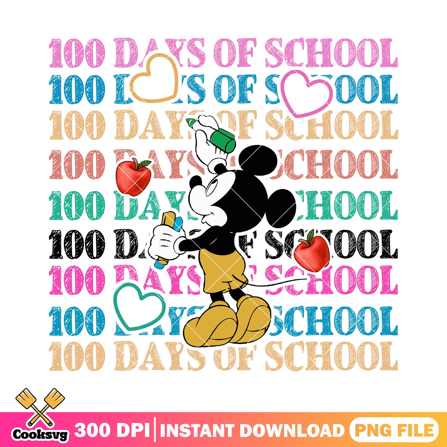 Mickey mouse school png, disney cartoon png, back to school image png