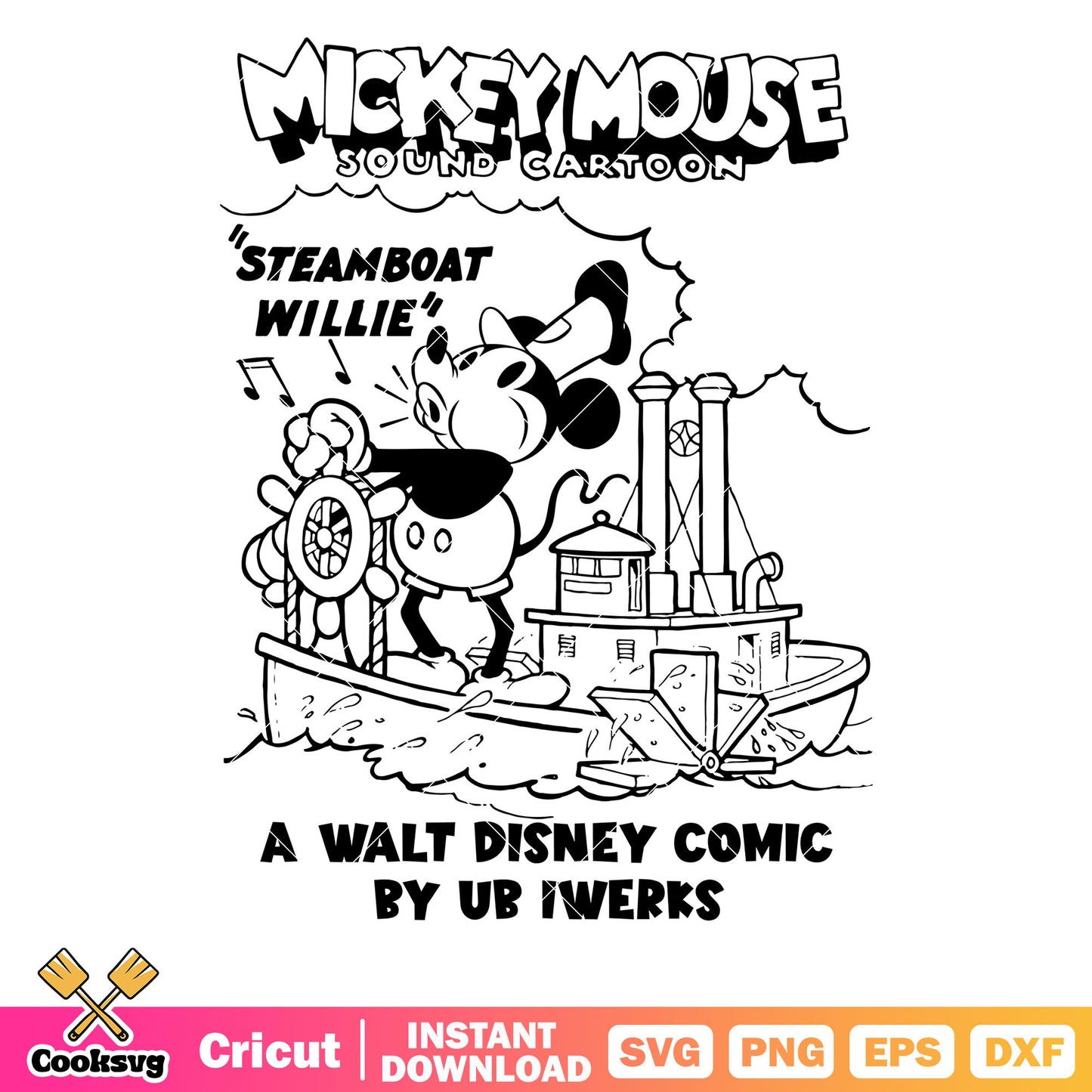 Mickey mouse steamboat willie svg, mickey vintage svg, steamboat willie svg,