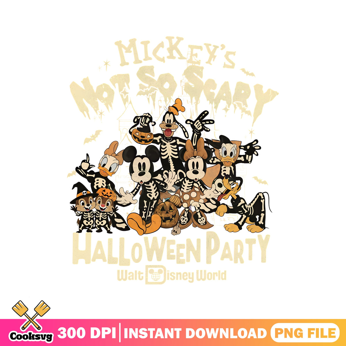 Mickeys not so scary party png, skeleton crew png, Disney World png