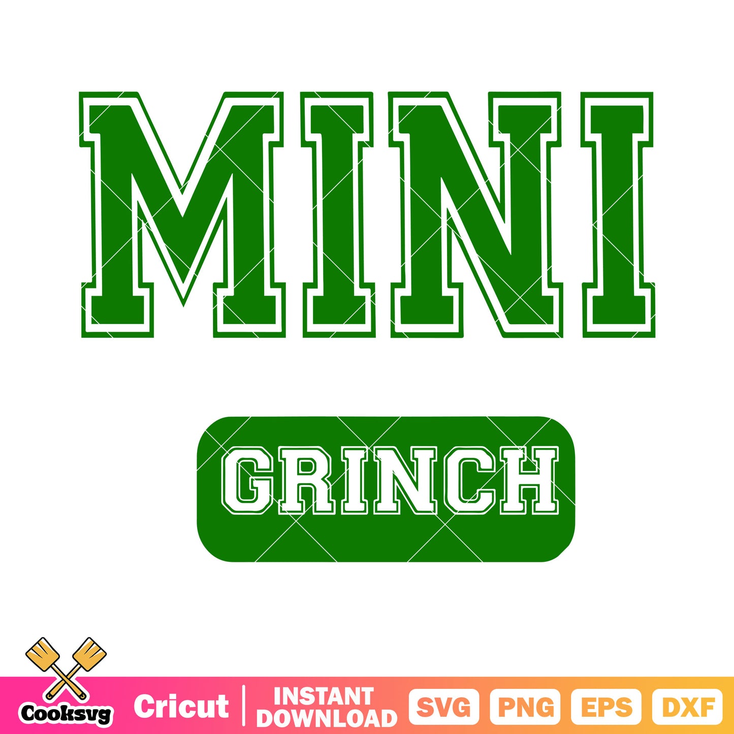Mini grinch svg, funny christmas svg, happy christmas svg