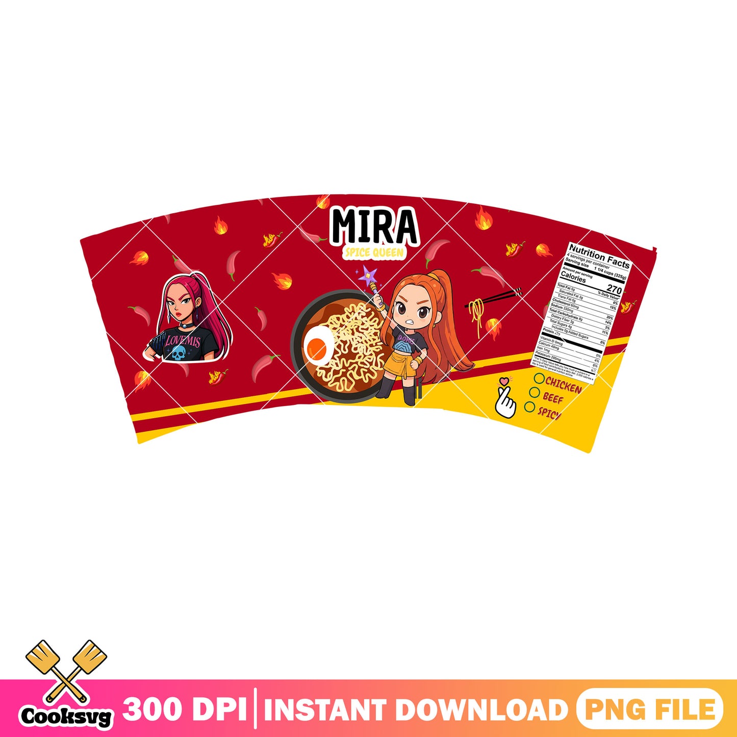 Mira spice queen png, mira kpop hunters png, anime mira png