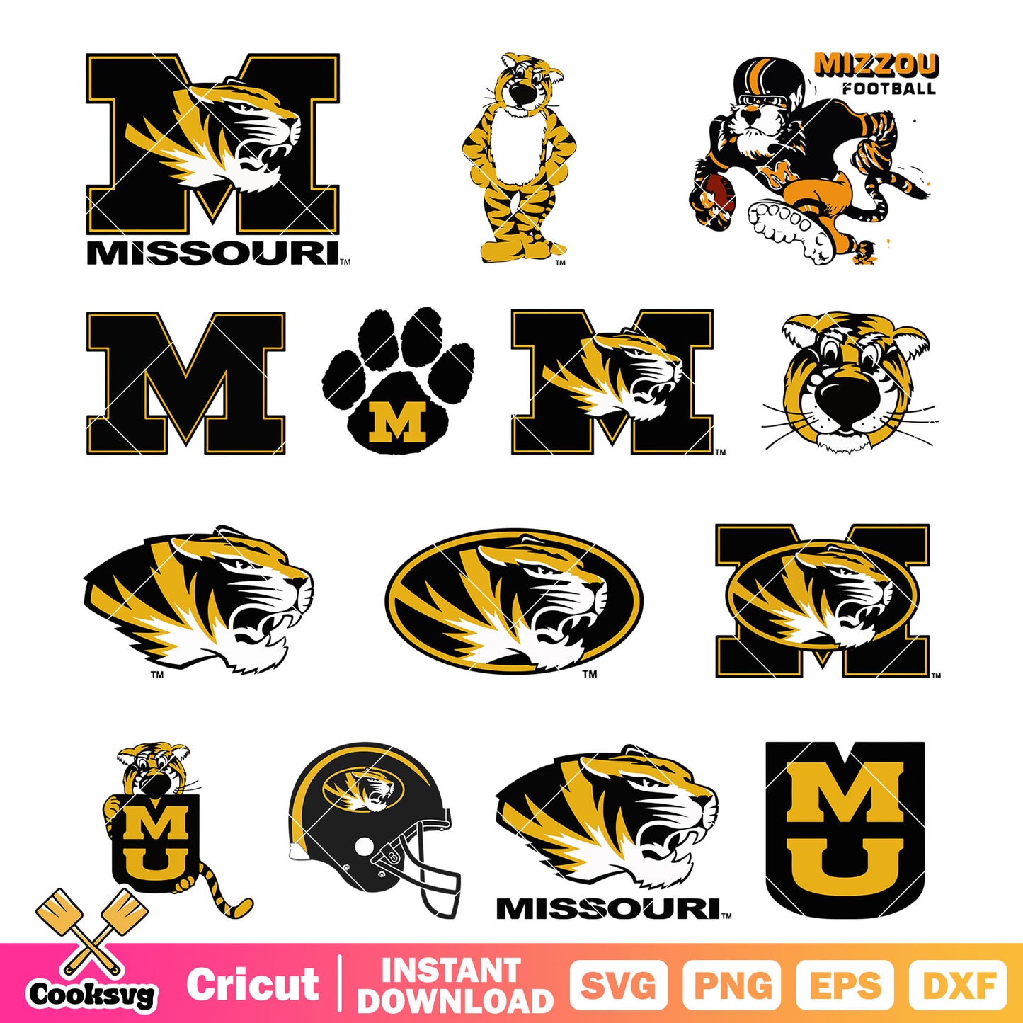 Missouri Tigers Ncaa logo bundle svg, Missouri Tigers svg